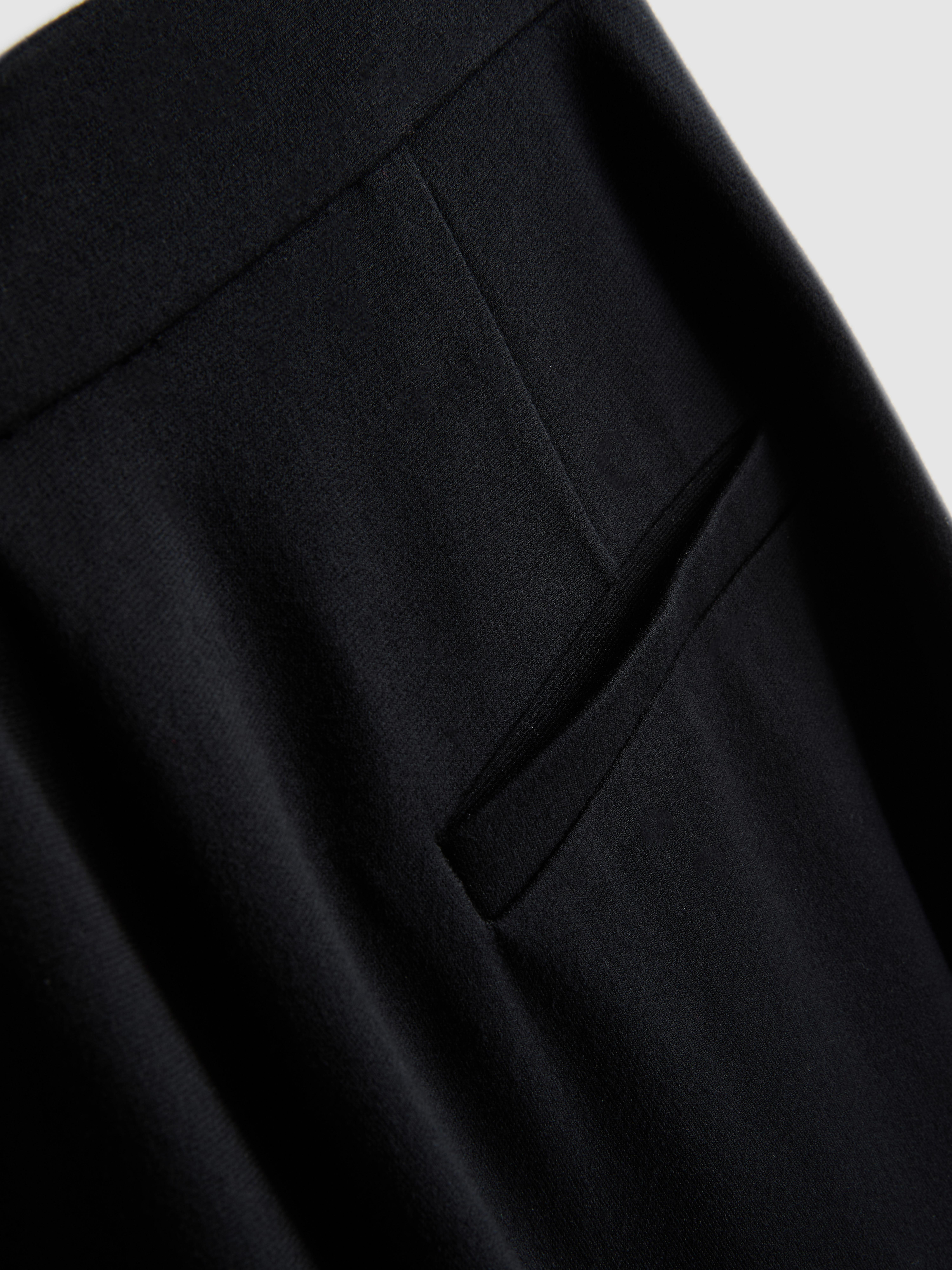 Barrel Leg Ponte Pants