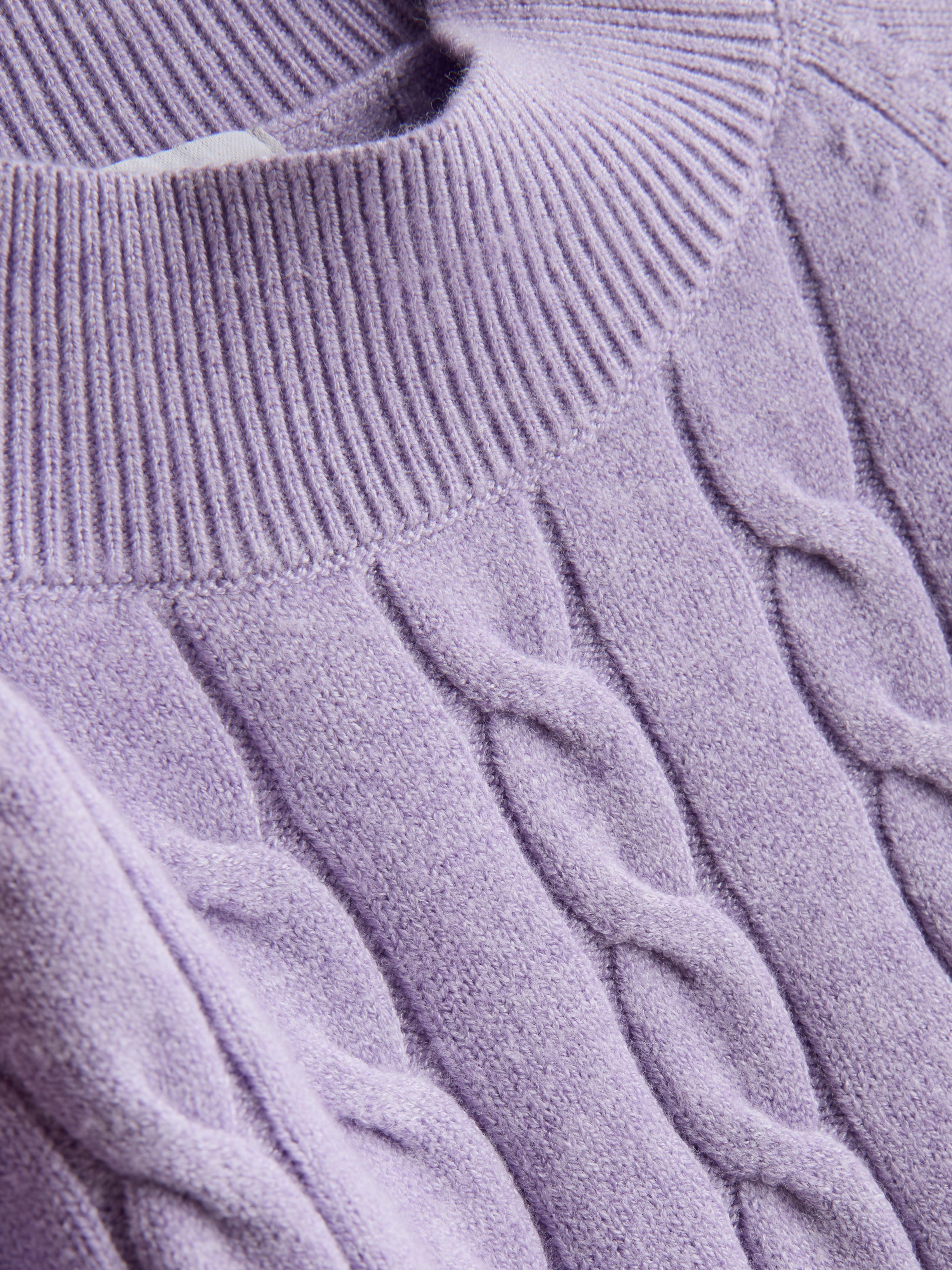 Turtle Neck Cable Sweater