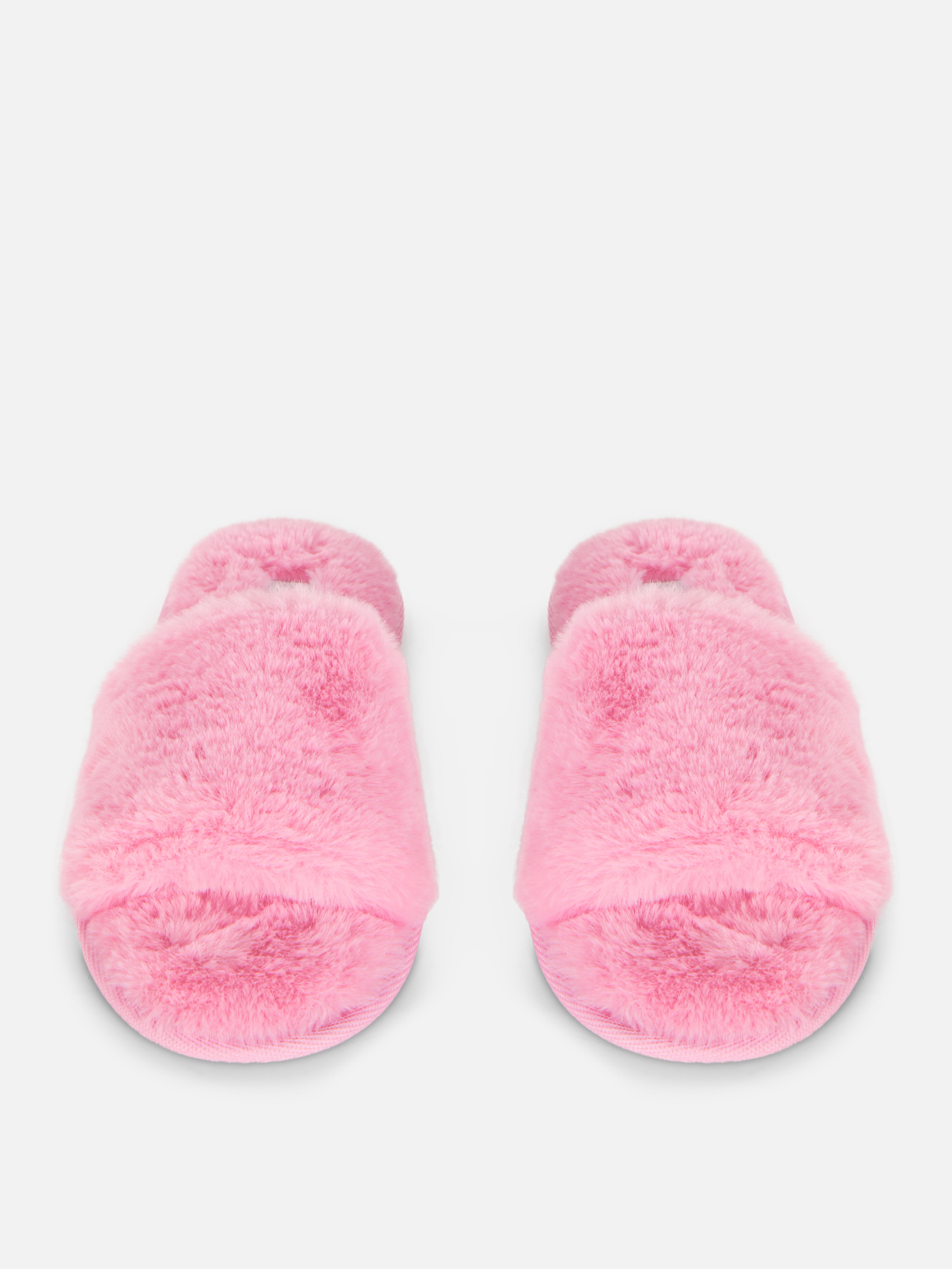 Faux Fur Slippers