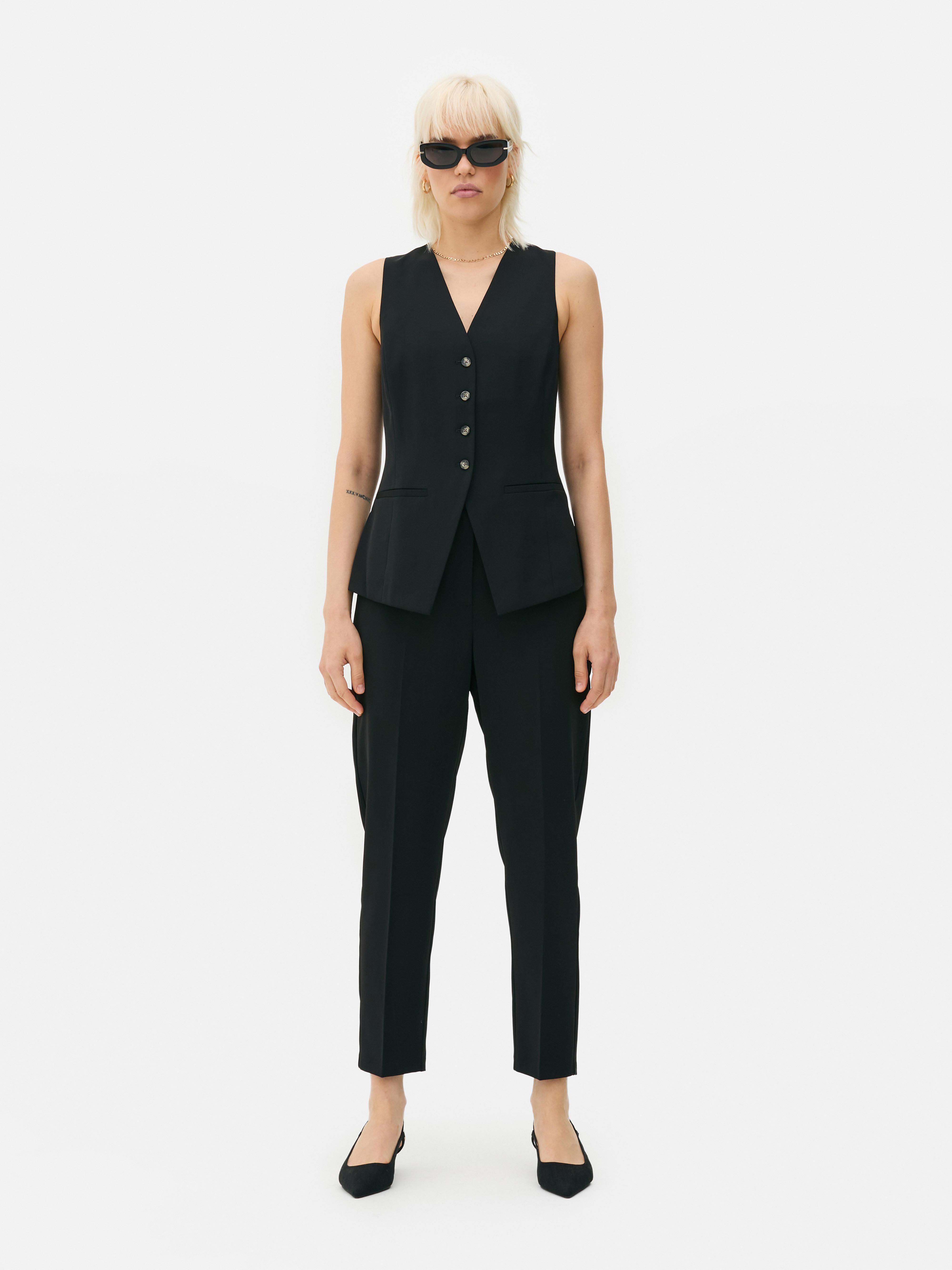 Slim Ankle-Grazer Pants