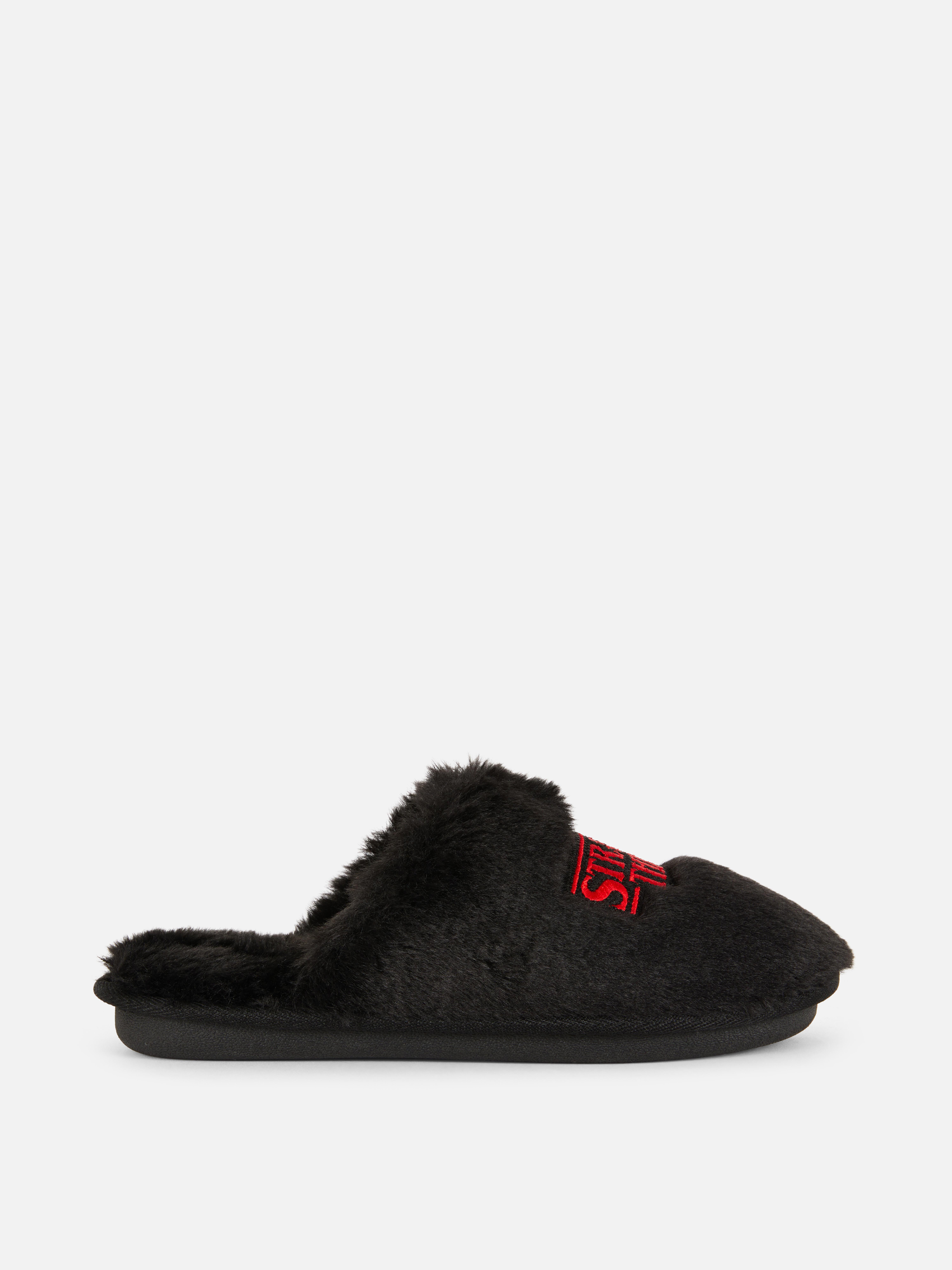 Stranger Things Mule Slippers In Gift Bag