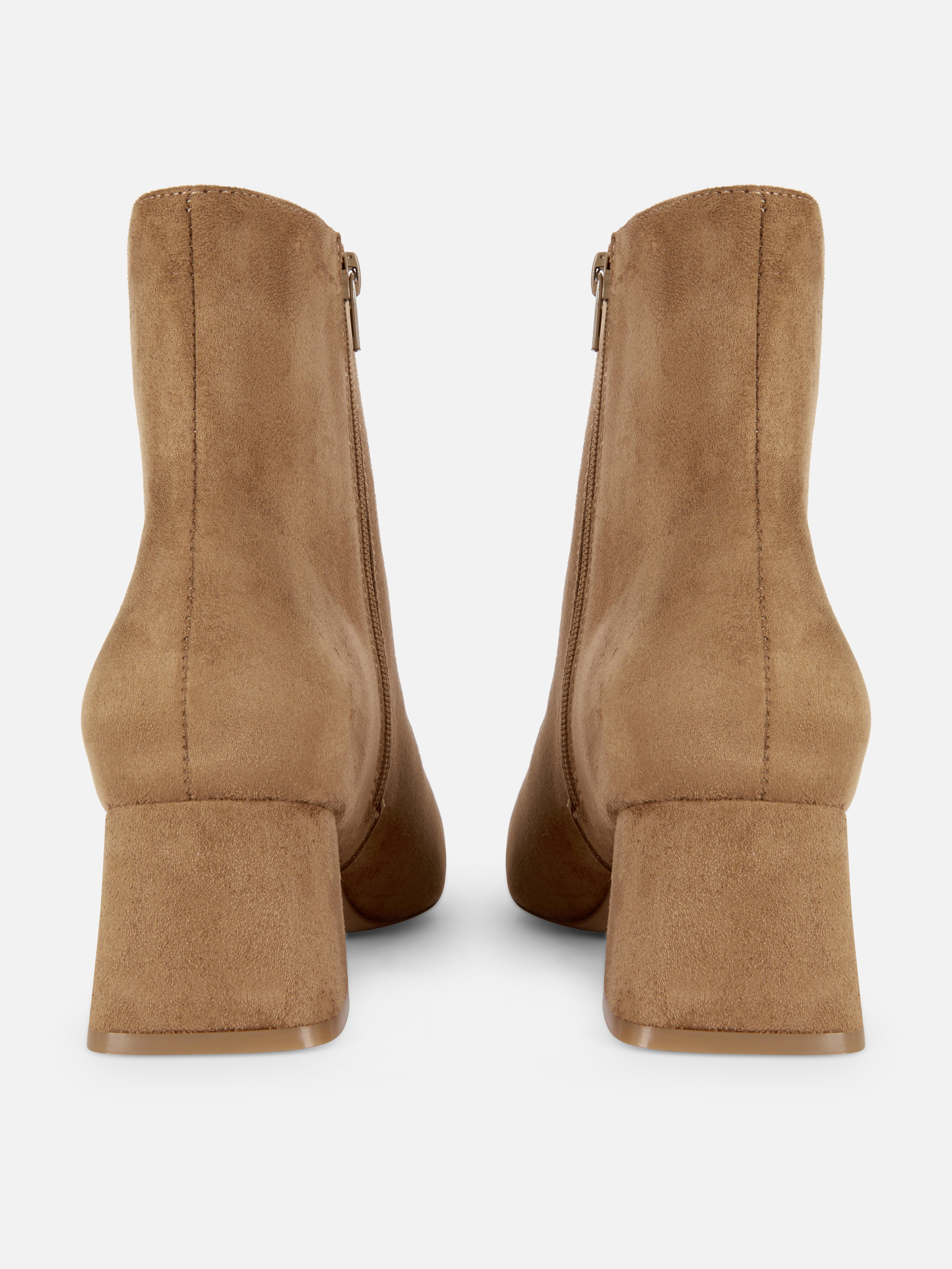 Block Heel Ankle Boots