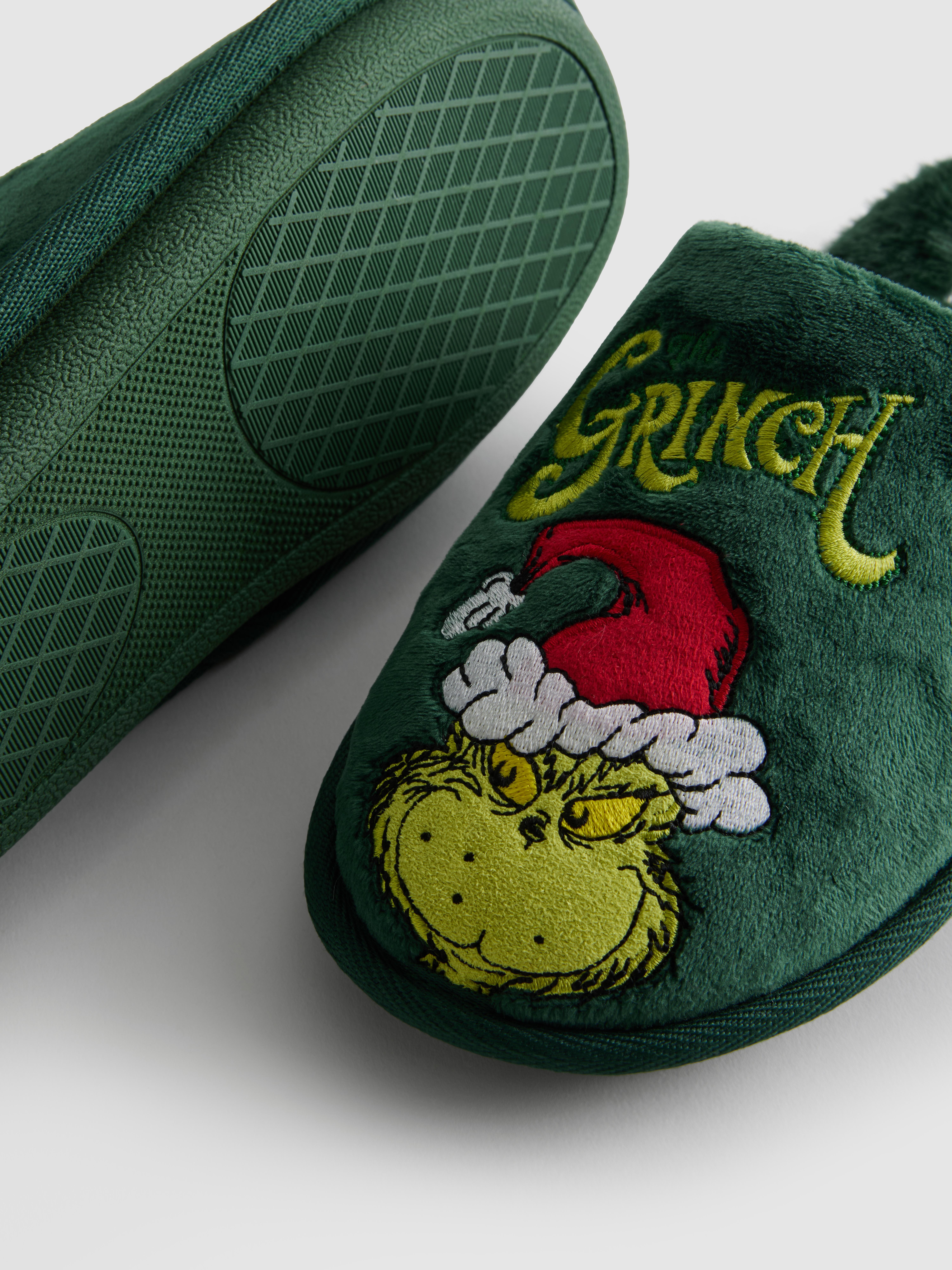 The Grinch Christmas Mule Slippers