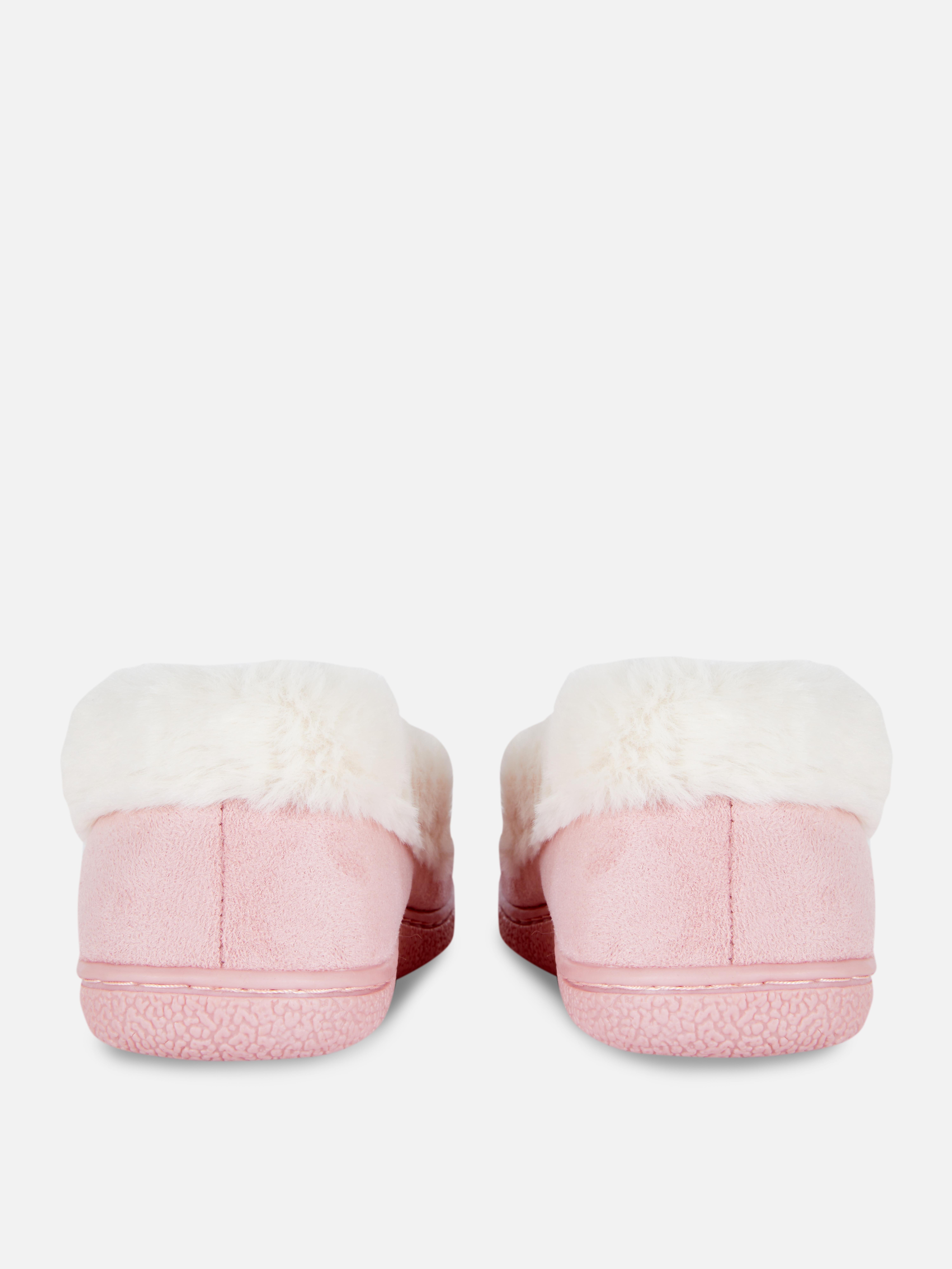 Faux Fur Apron Moccasin