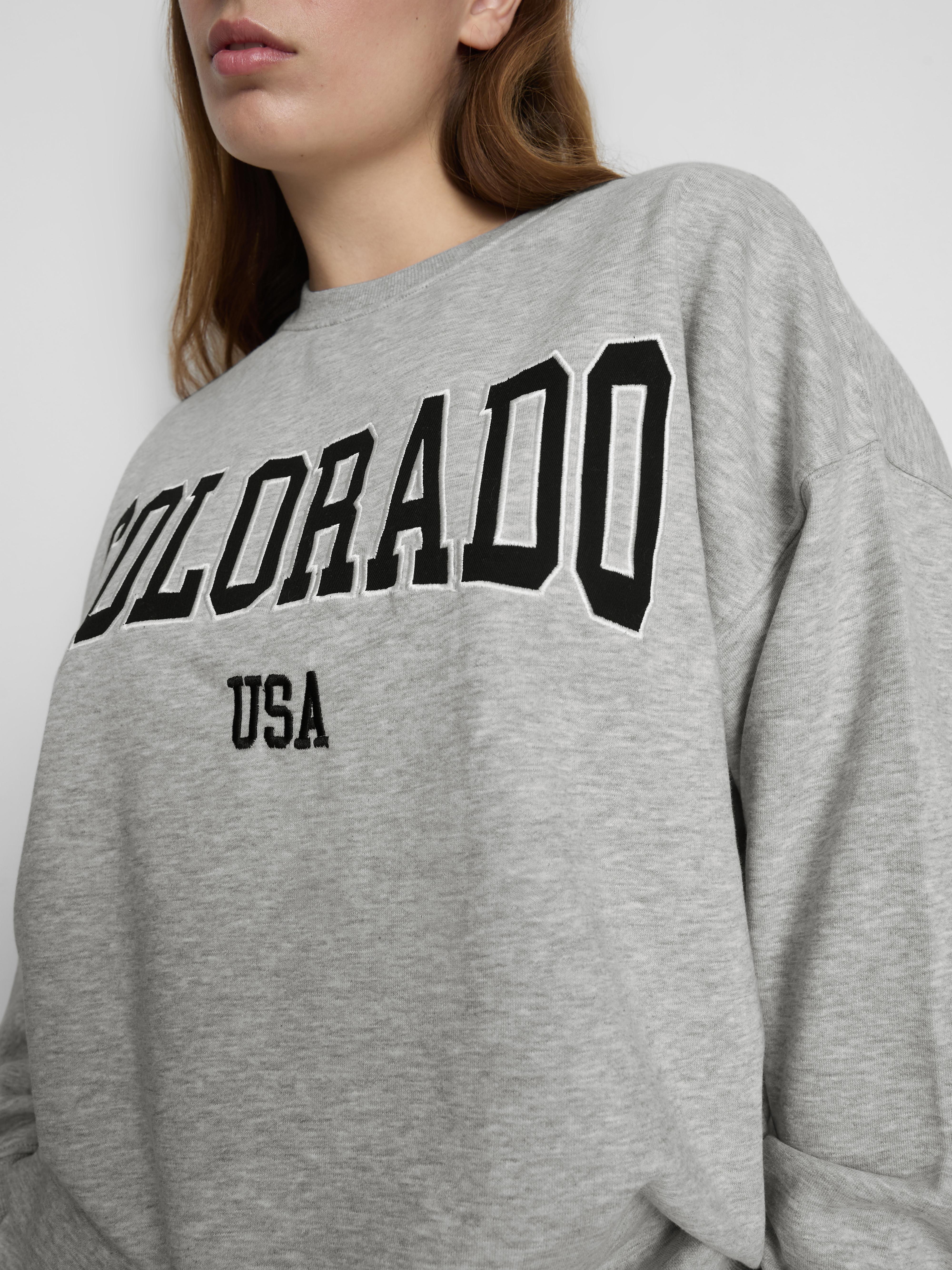 Cotton Rich Oversized Colorado Sweatshirt