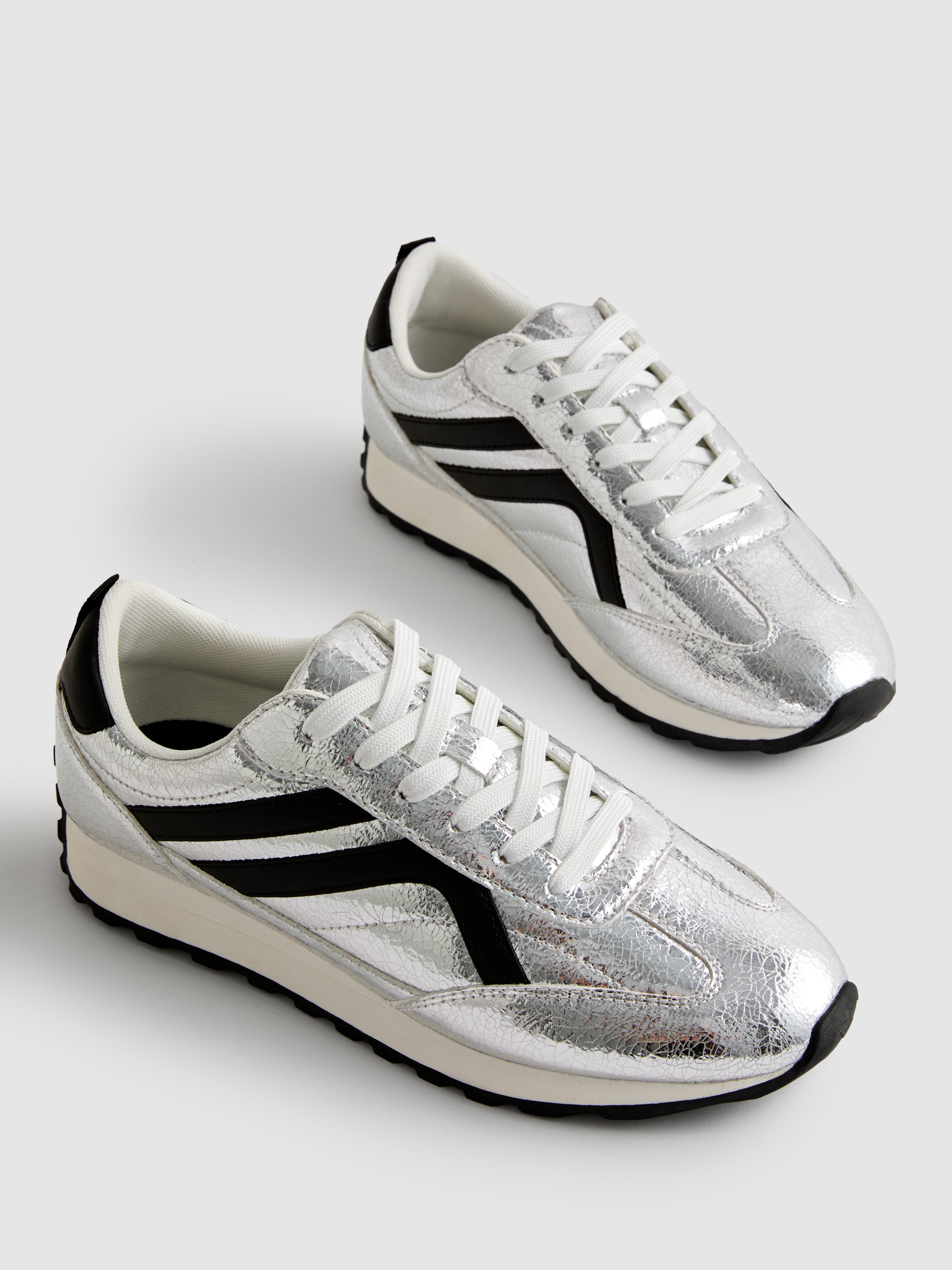 Retro Side Panel Sneakers