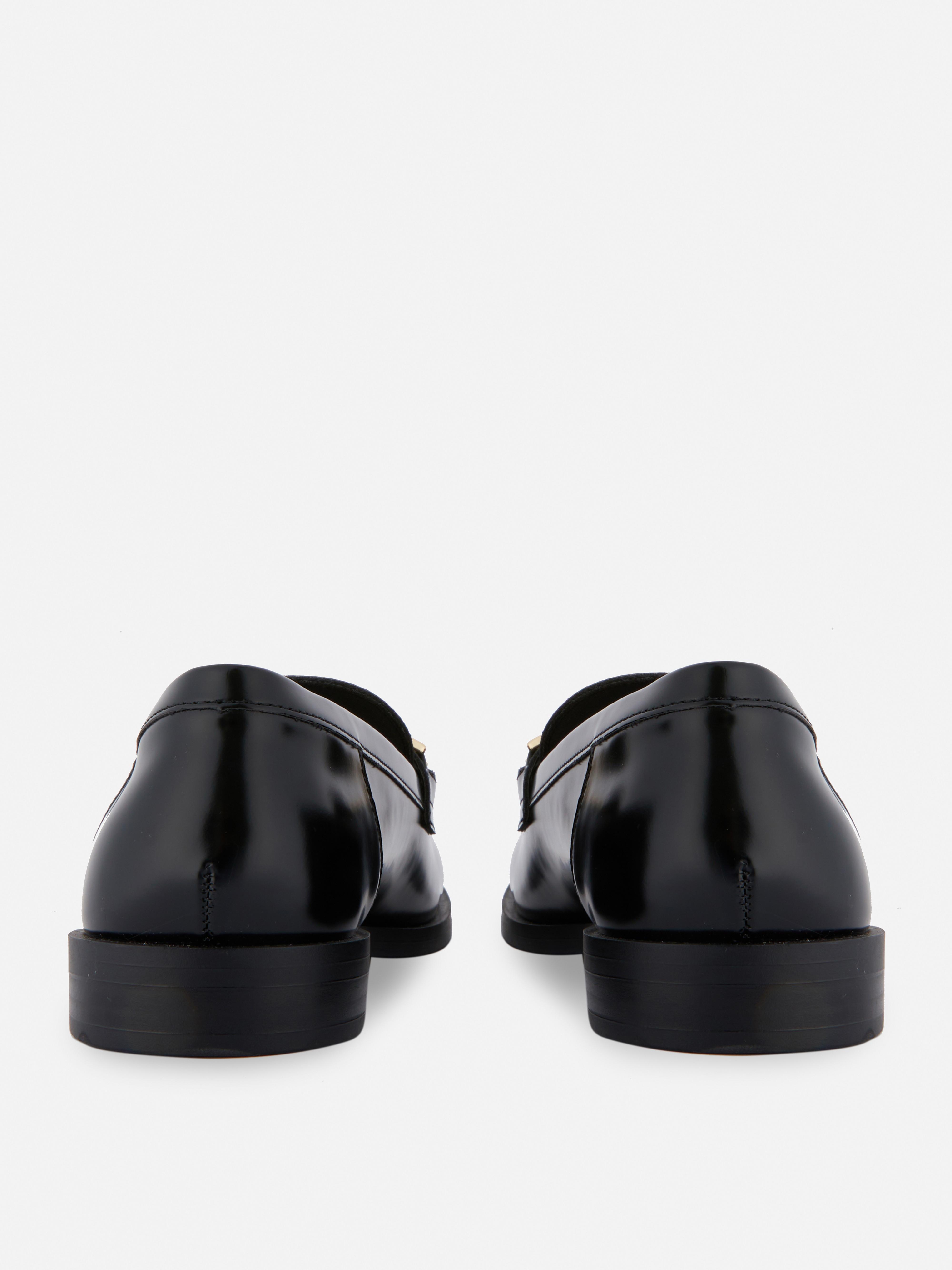 Patent Snaffle Loafers