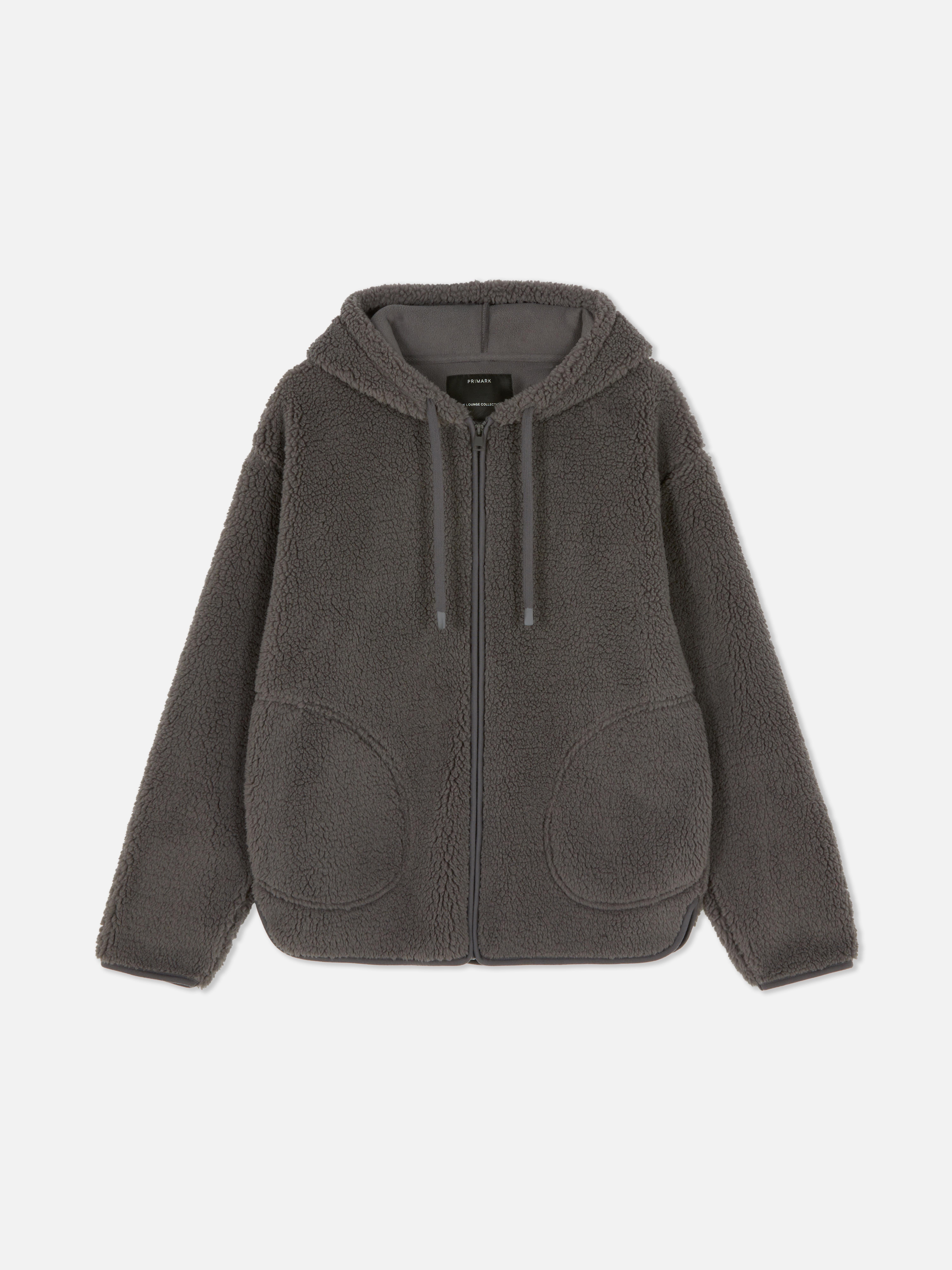 Borg Zip-Up lounge Hoodie