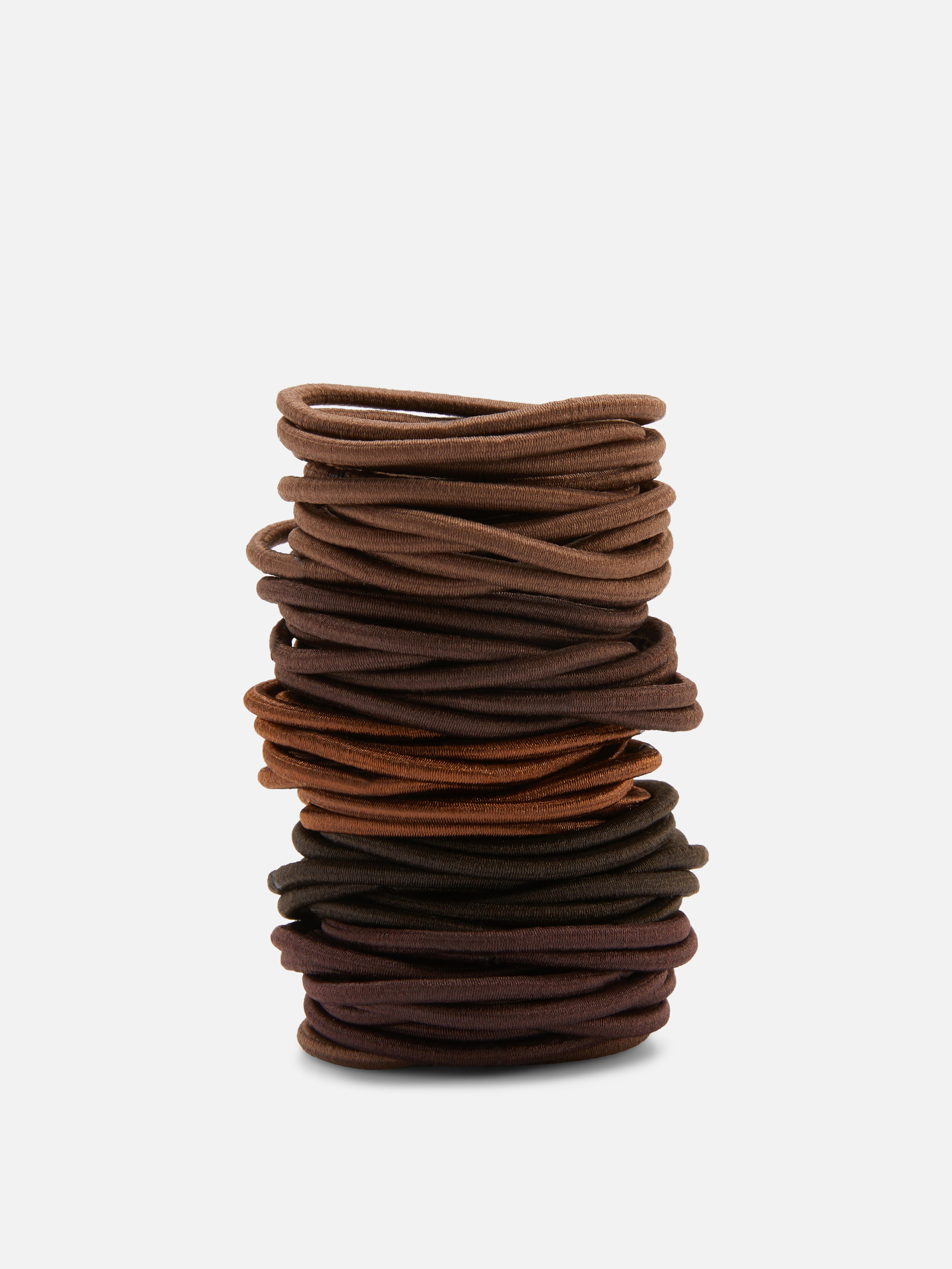 60-Pack Thick Elastic Hair Ties