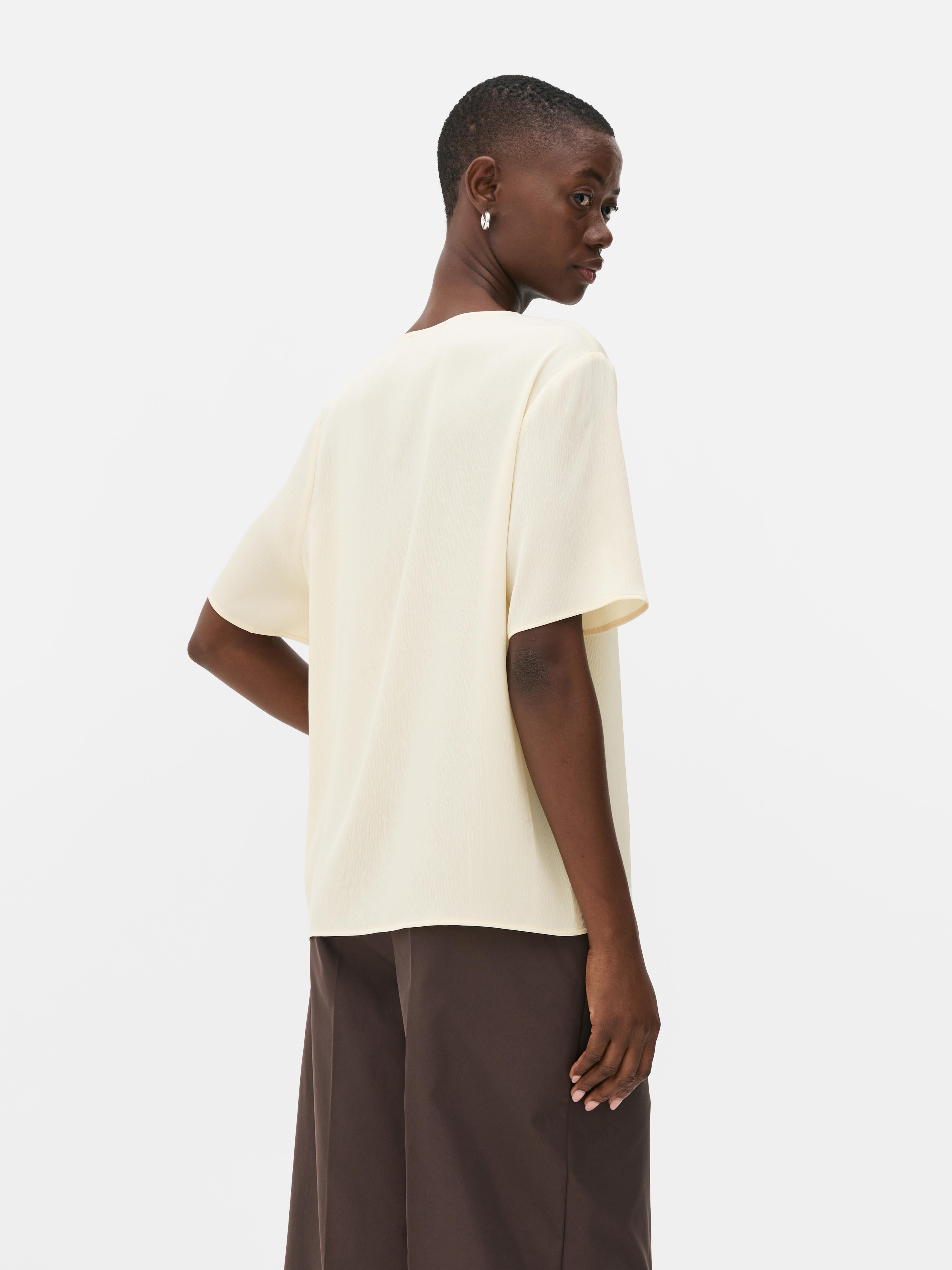 Relaxed Satin Tee
