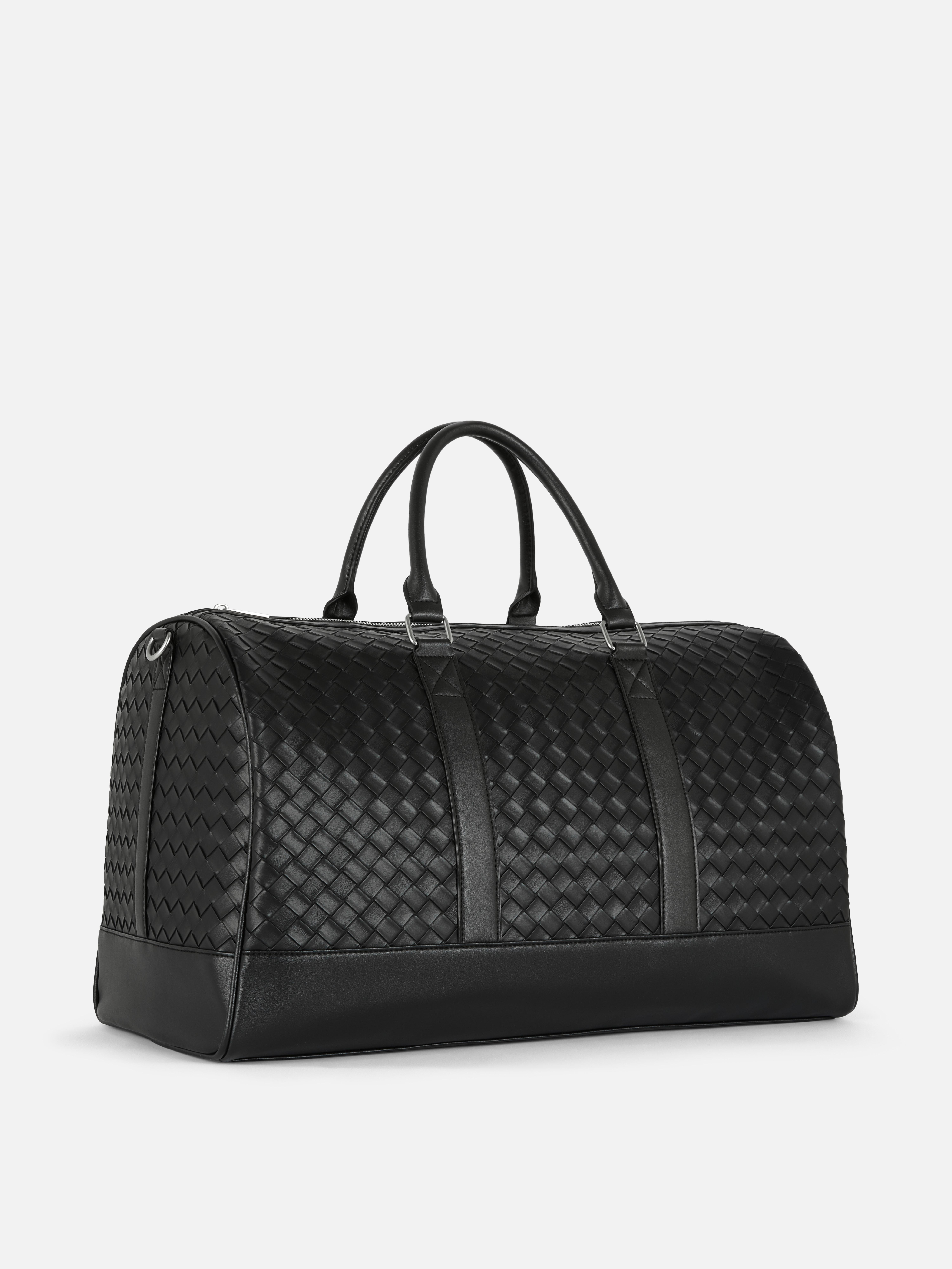 Woven Holdall Weekend Bag