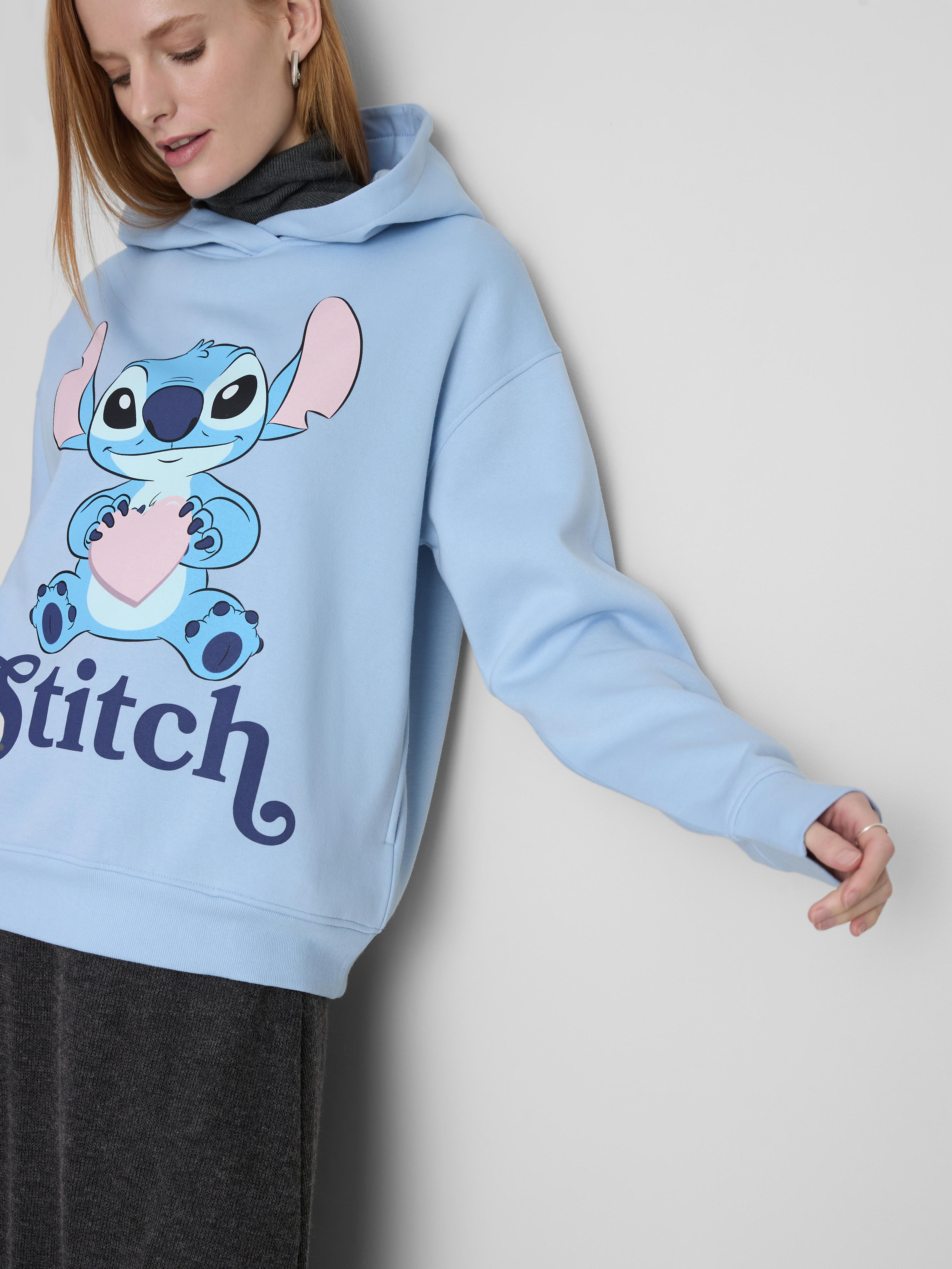 Disney’s Stitch Cotton Blend Graphic Hoodie