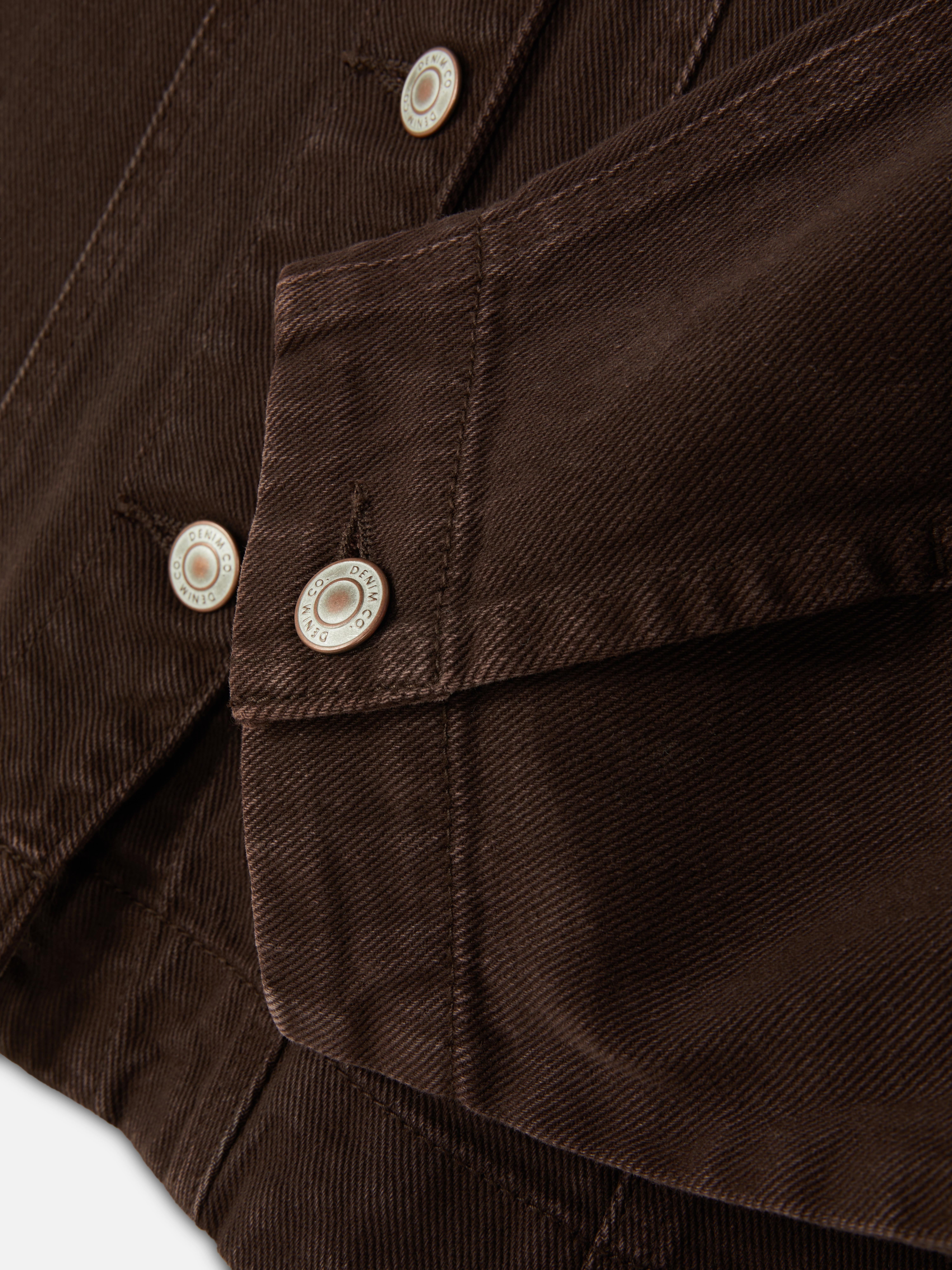 Cinched Denim Jacket