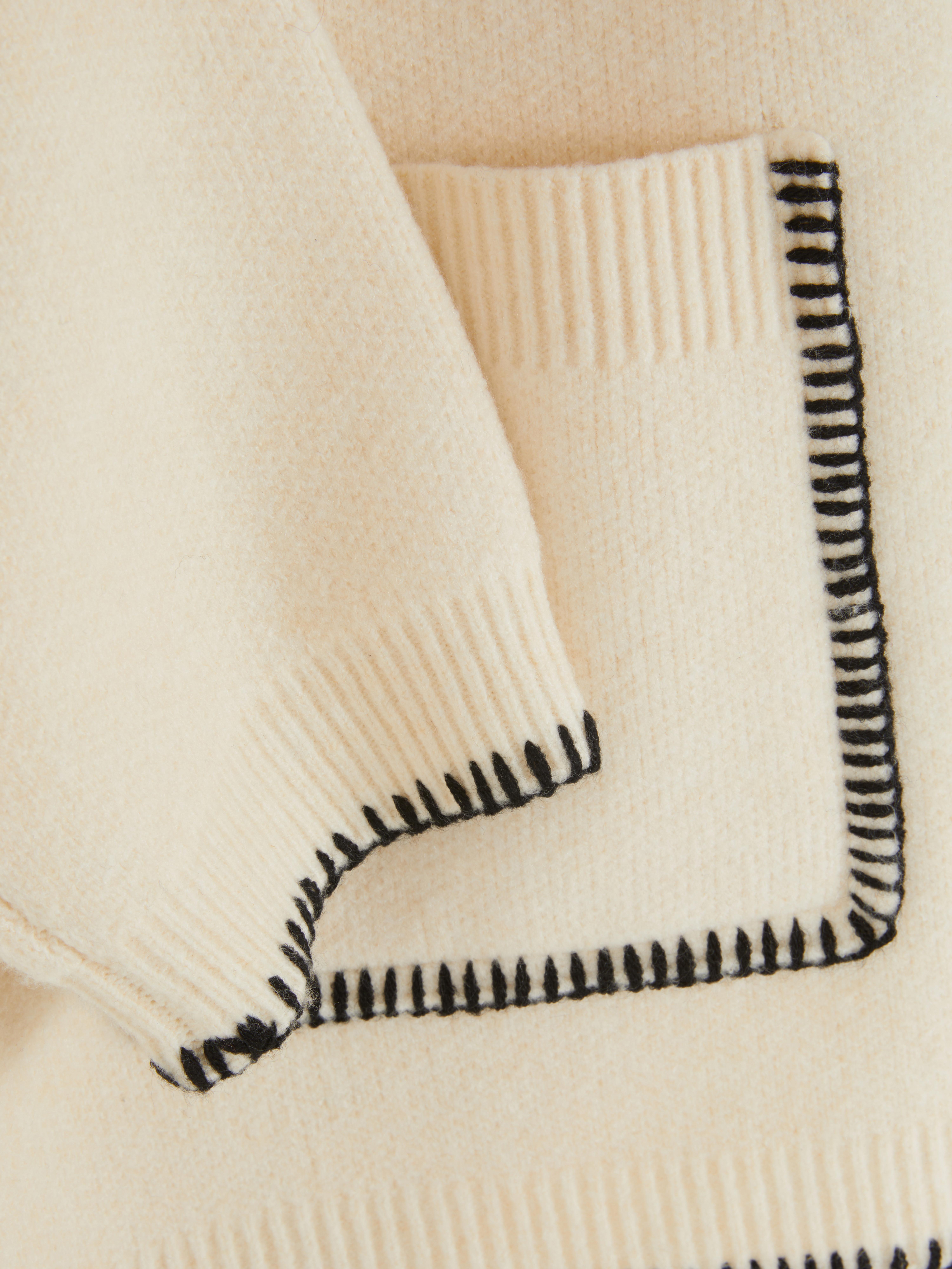 MAJOR FIND | Paula Echevarría Contrast Stitch Cardigan