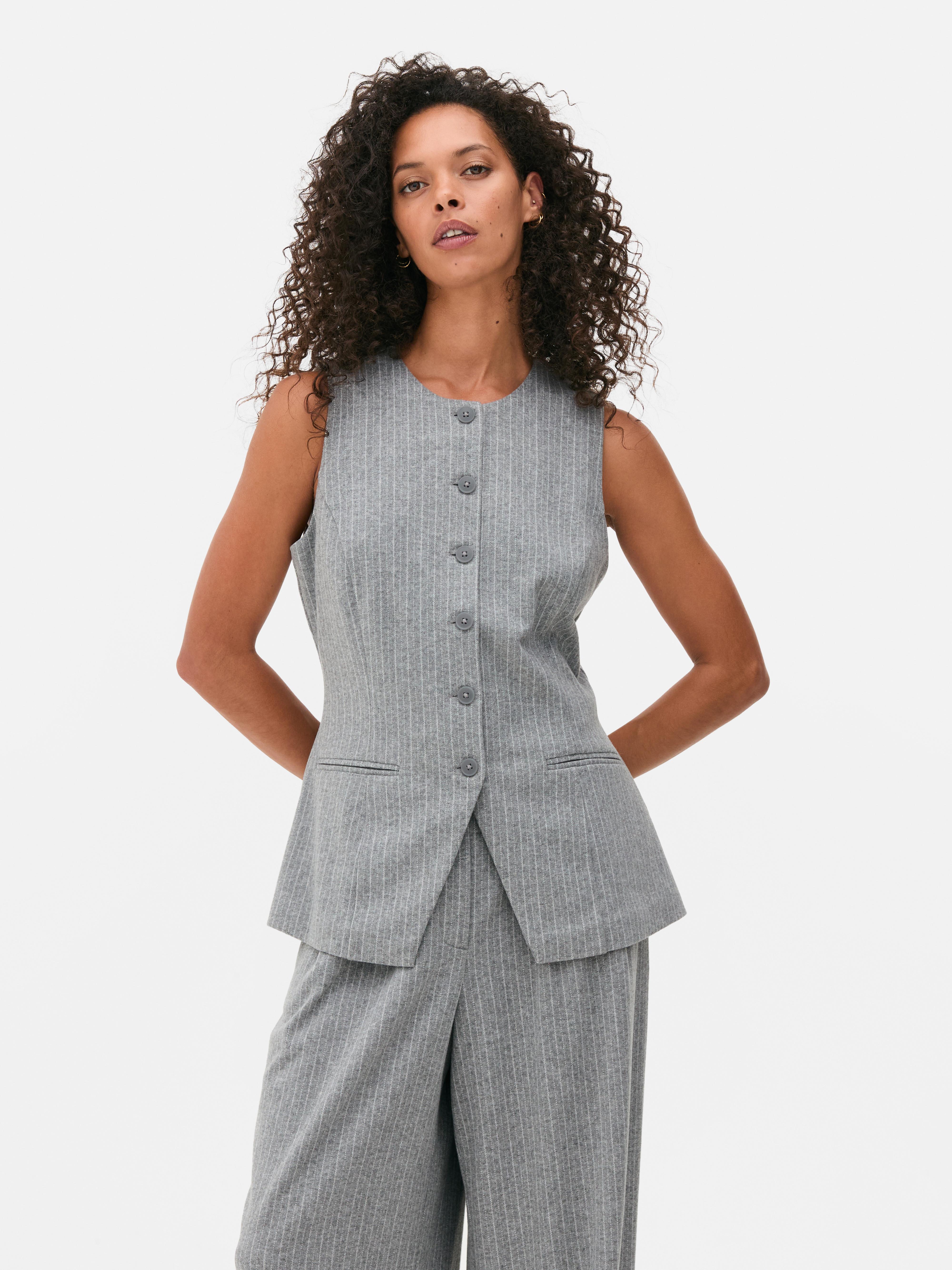 Tailored Pinstripe Waistcoat