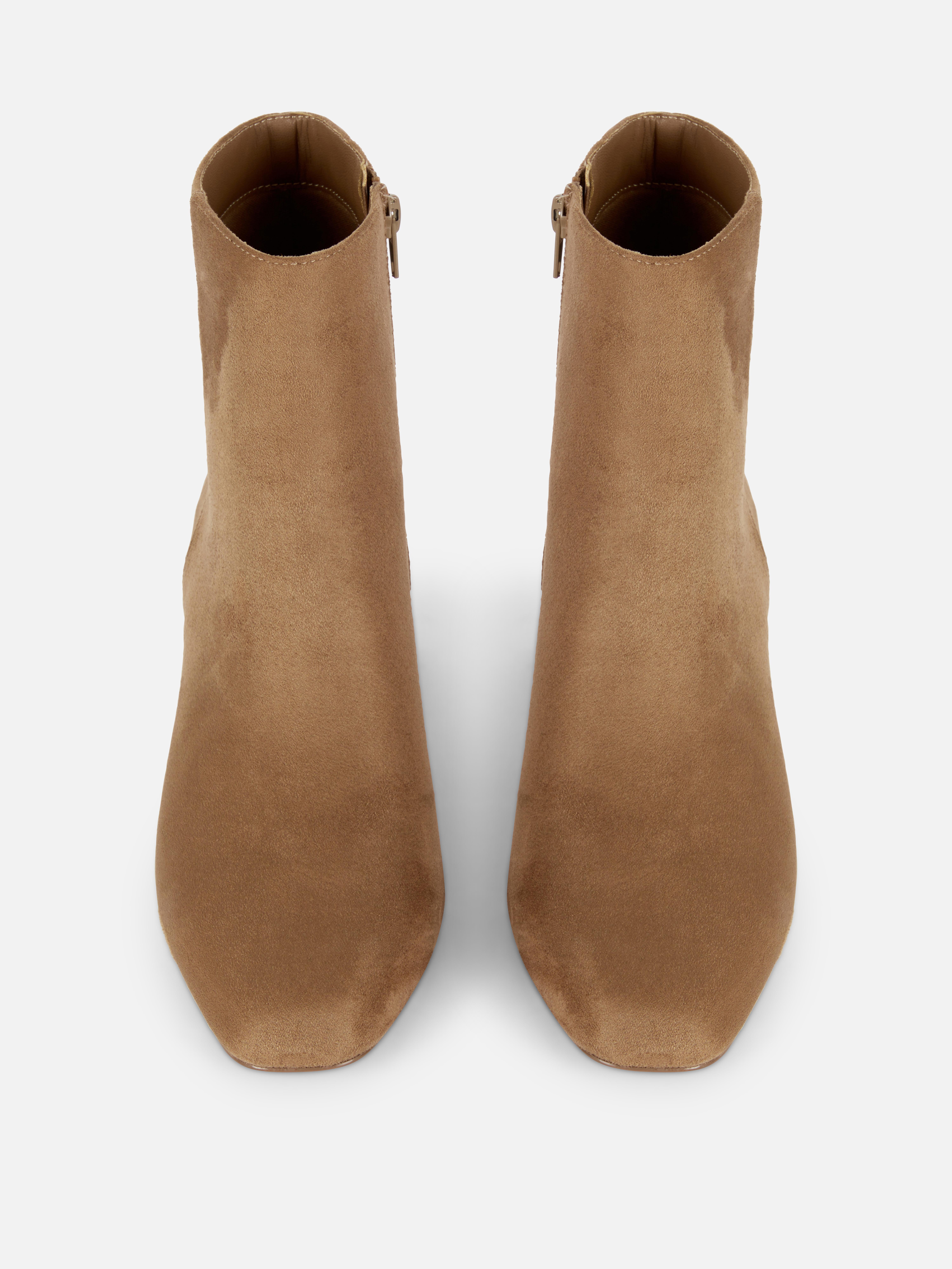 Block Heel Ankle Boots