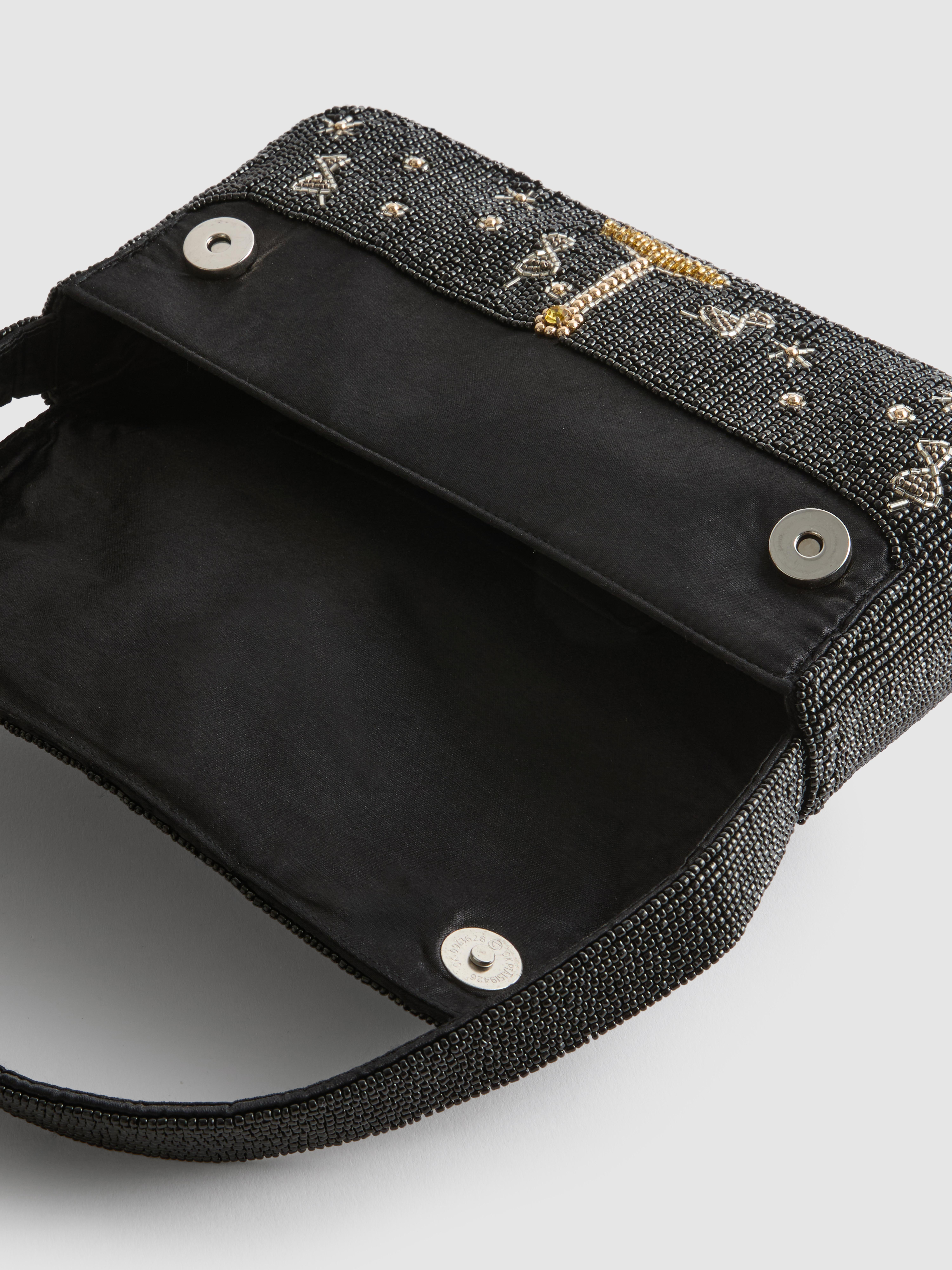 Beaded Mini Shoulder Bag