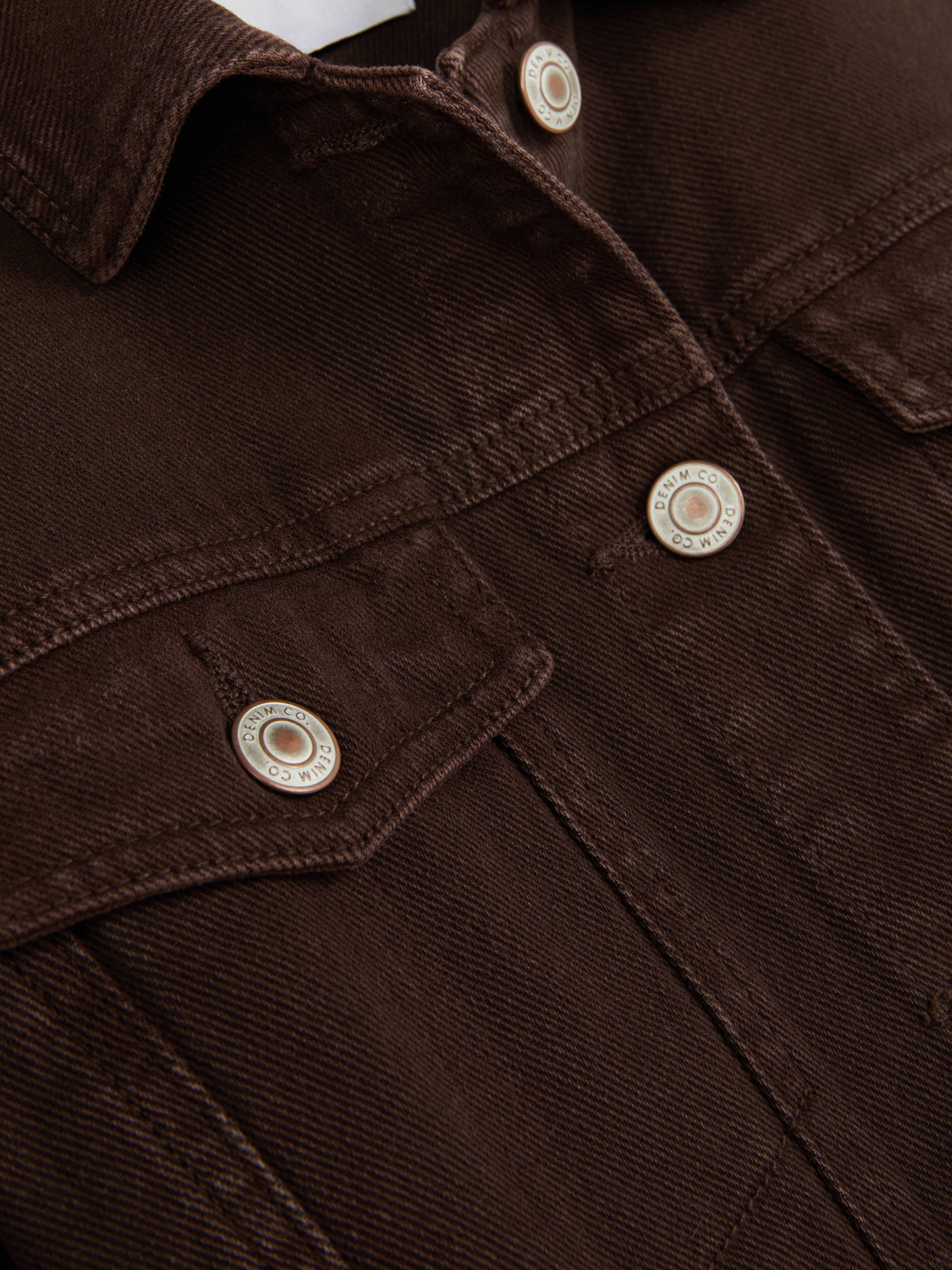 Cinched Denim Jacket