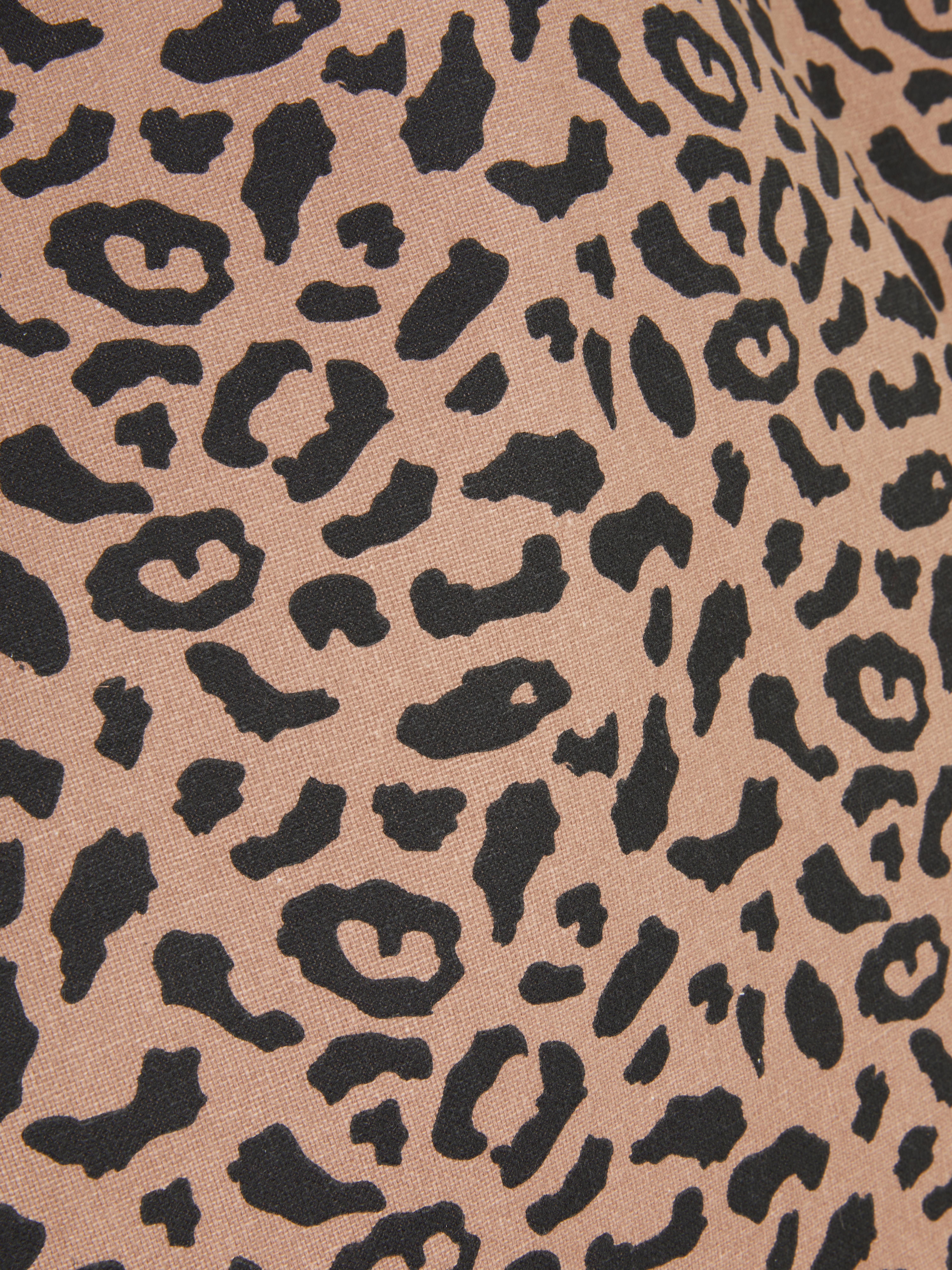 Leopard Canvas Tote Bag