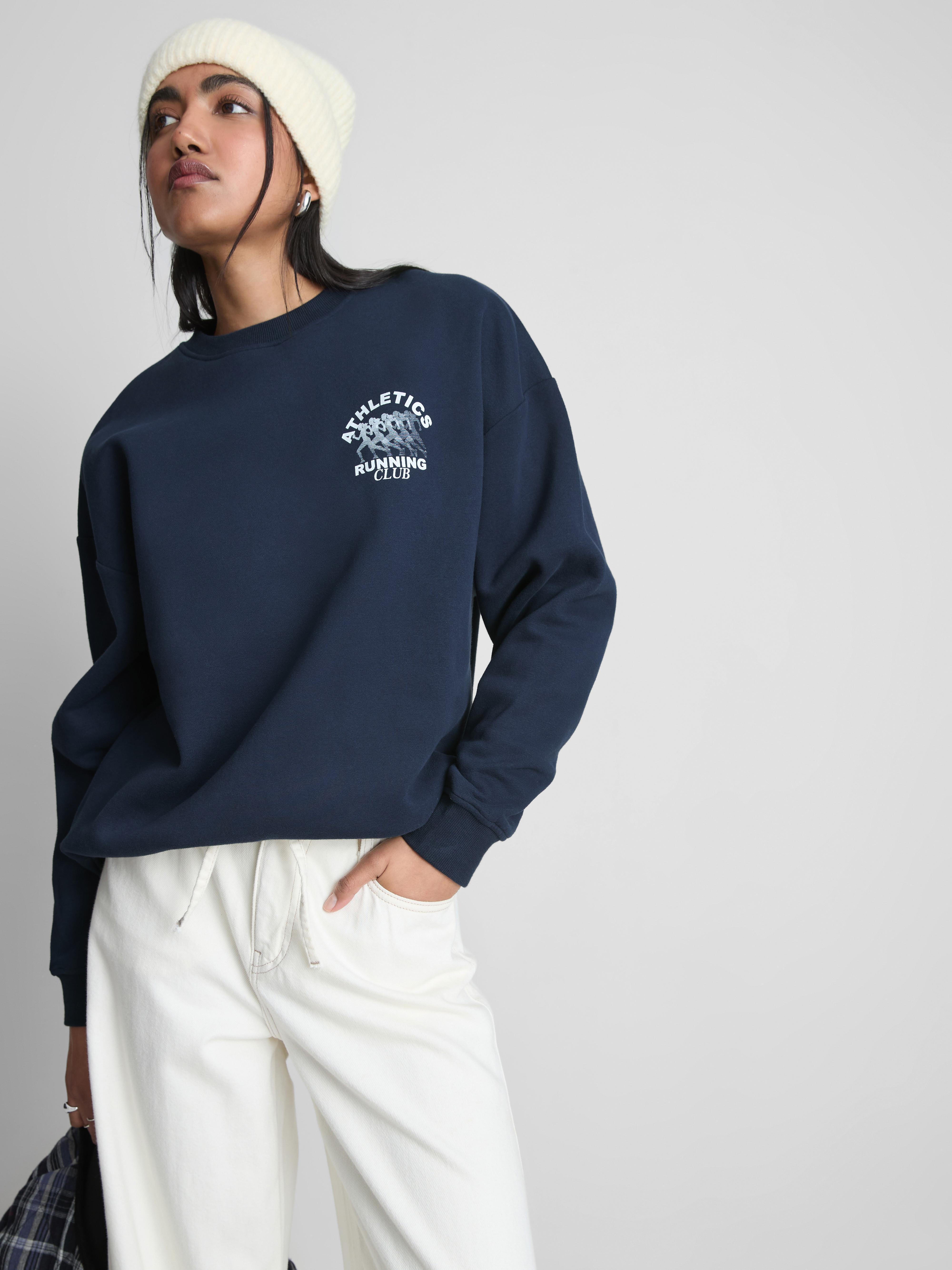 Run Club Graphic Sweatshirt