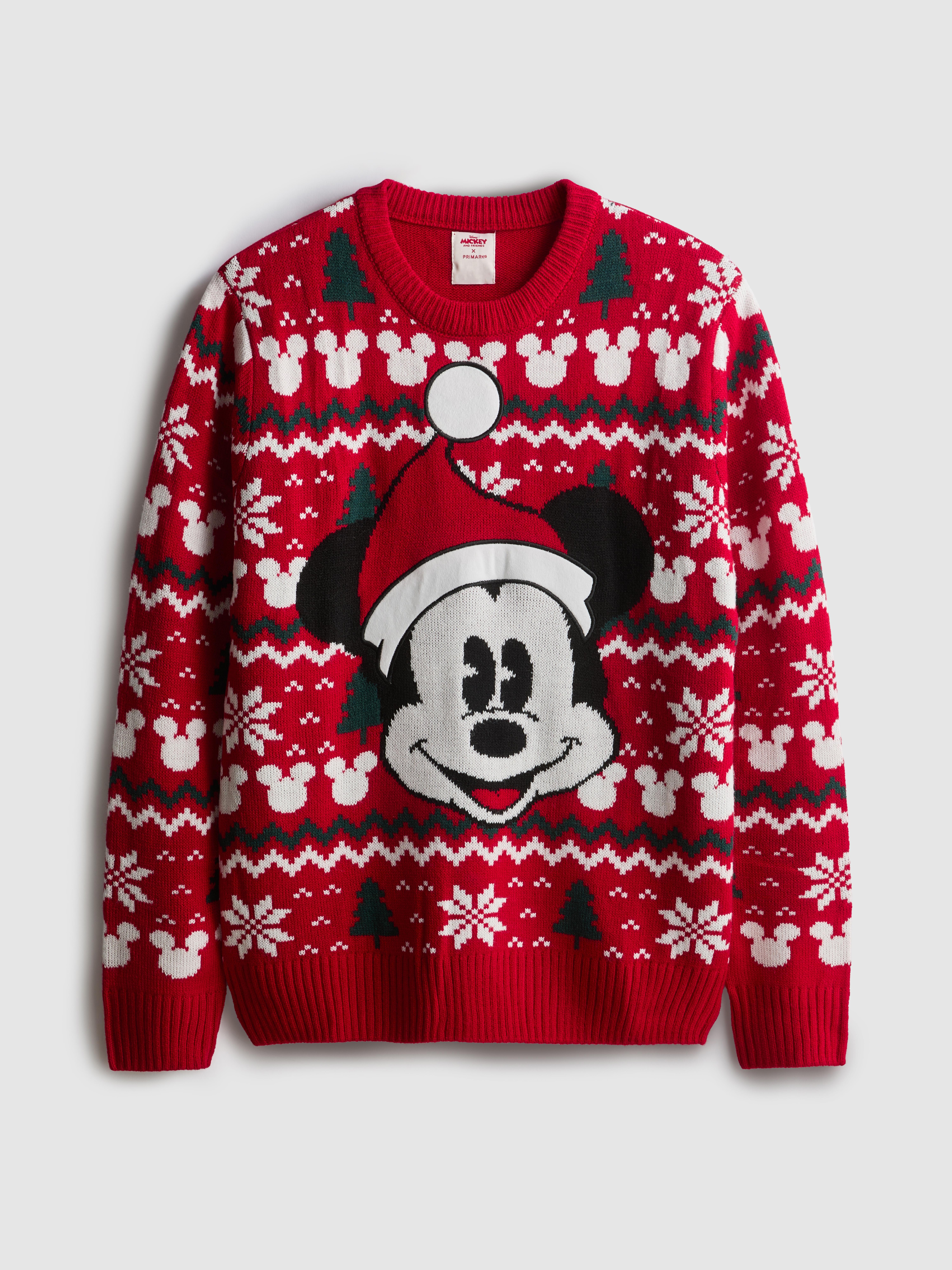 Men's Disney's Mickey Mouse Fair Isle Family Christmas Sweater
