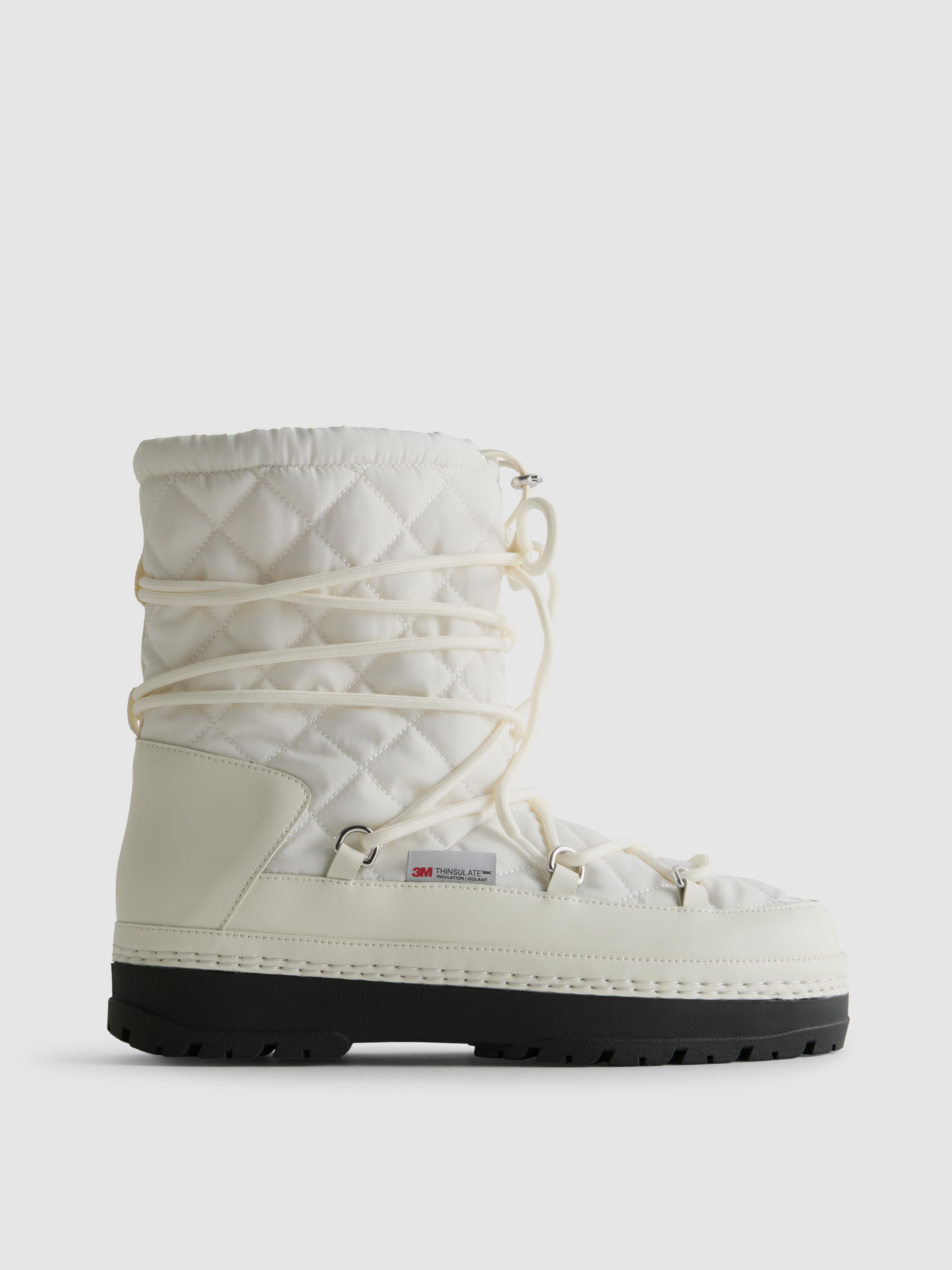 Lace-Up Snow Boots
