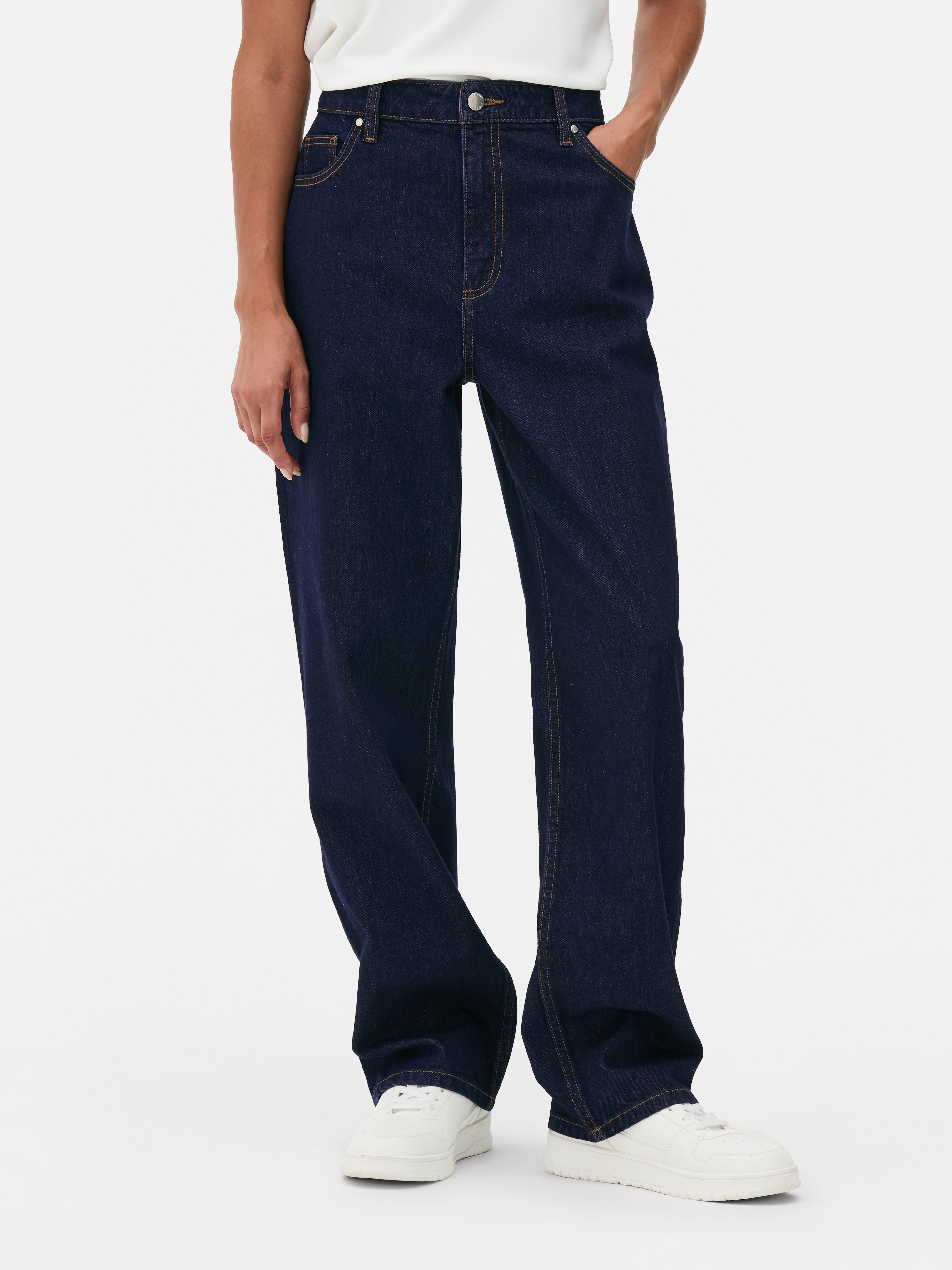 The Edit High-Waisted Straight Leg Jeans