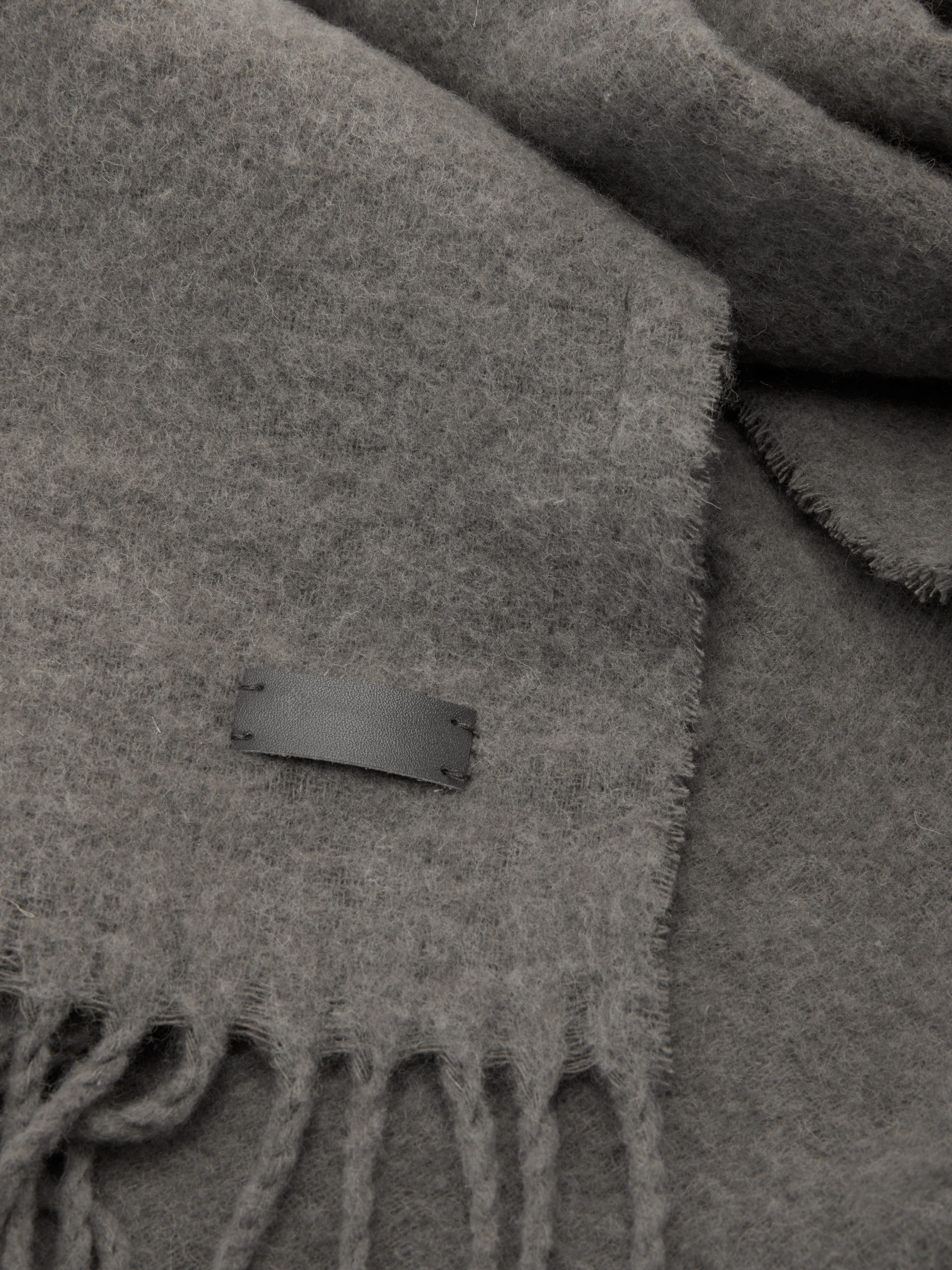 The Edit Slim Tassel Scarf