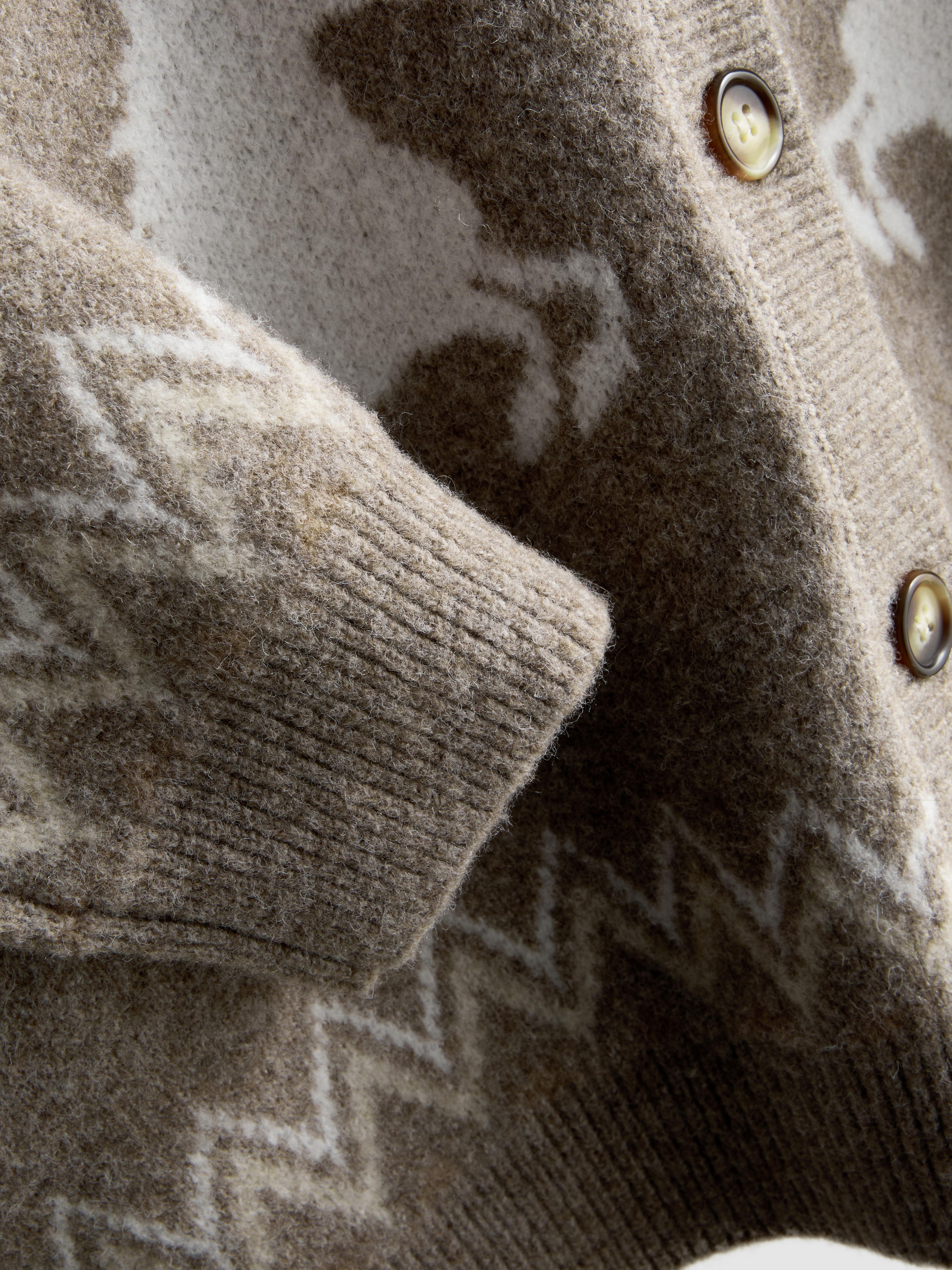 Horse Detail Collared Shacket