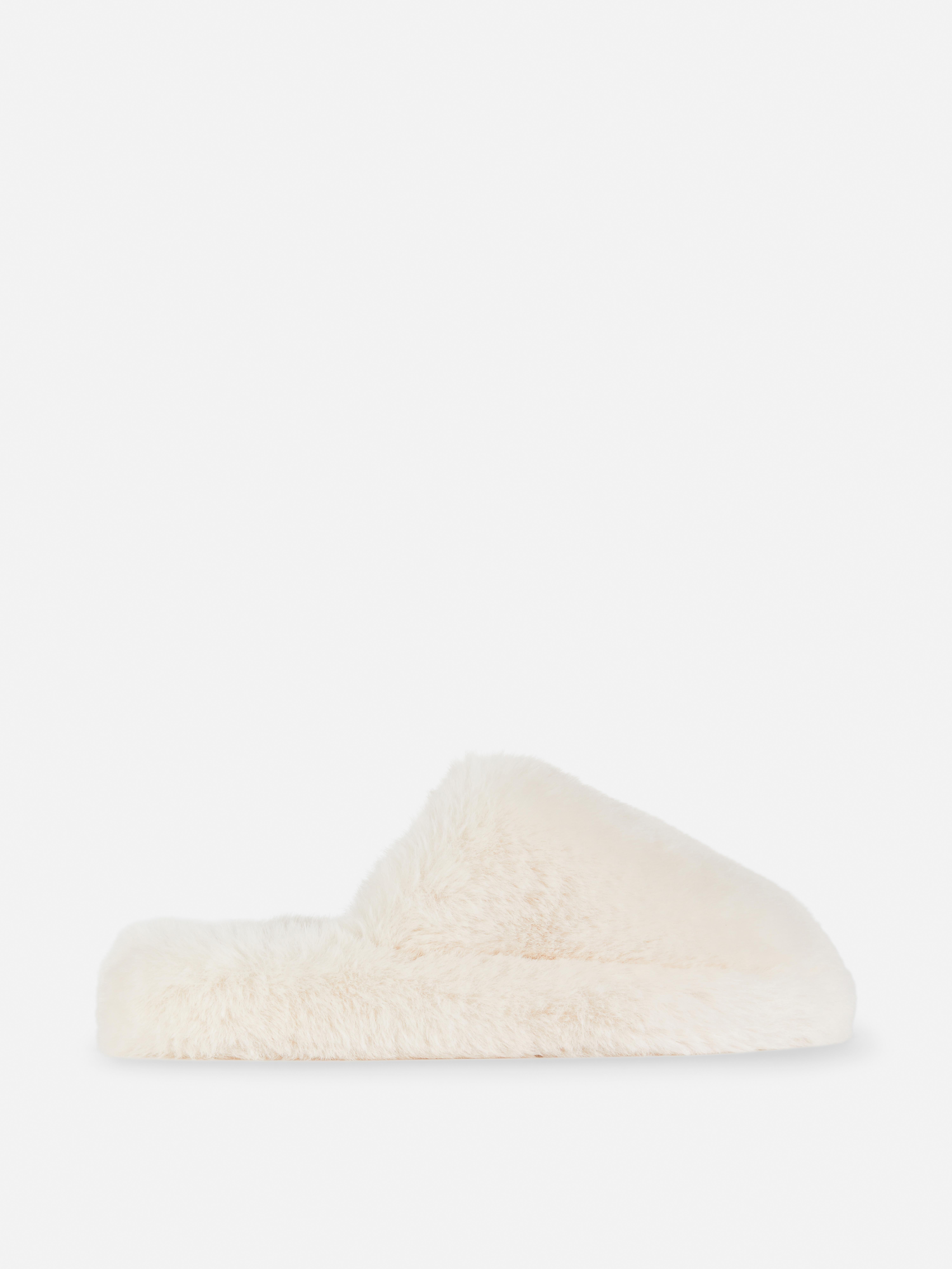 Fluffy Mule Slippers