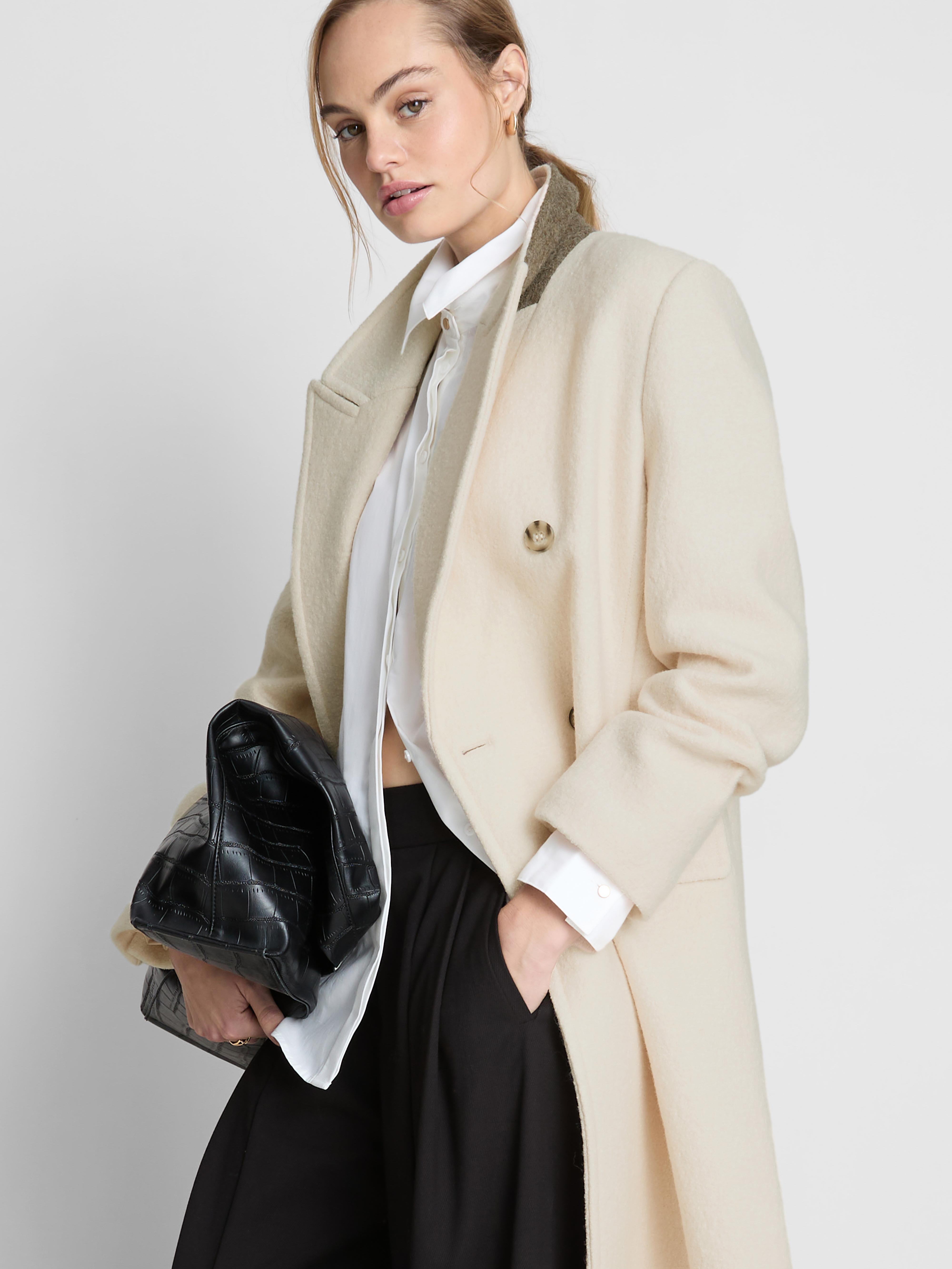 The Edit Double Breasted Coat