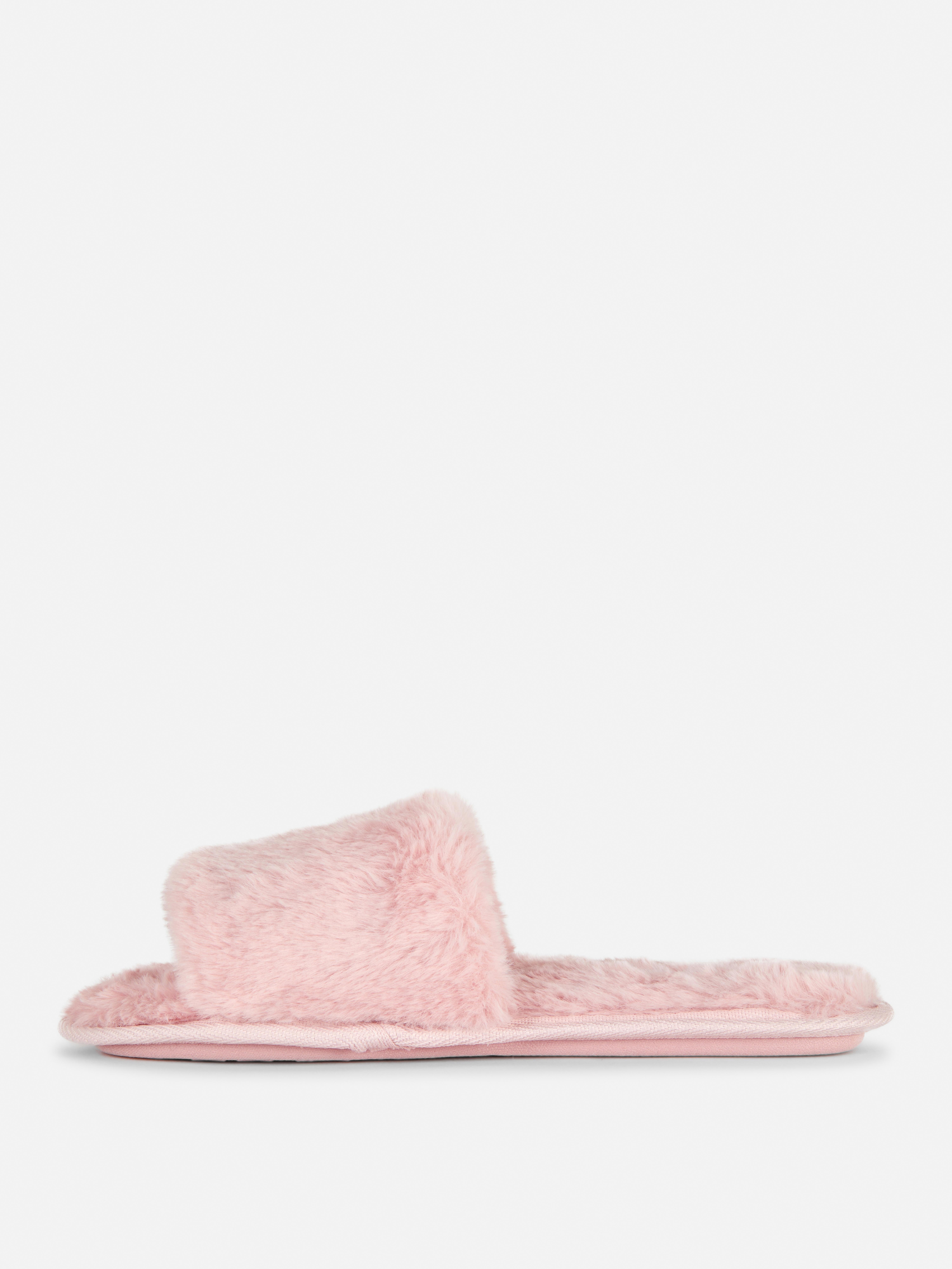 Fluffy Crossband Slippers