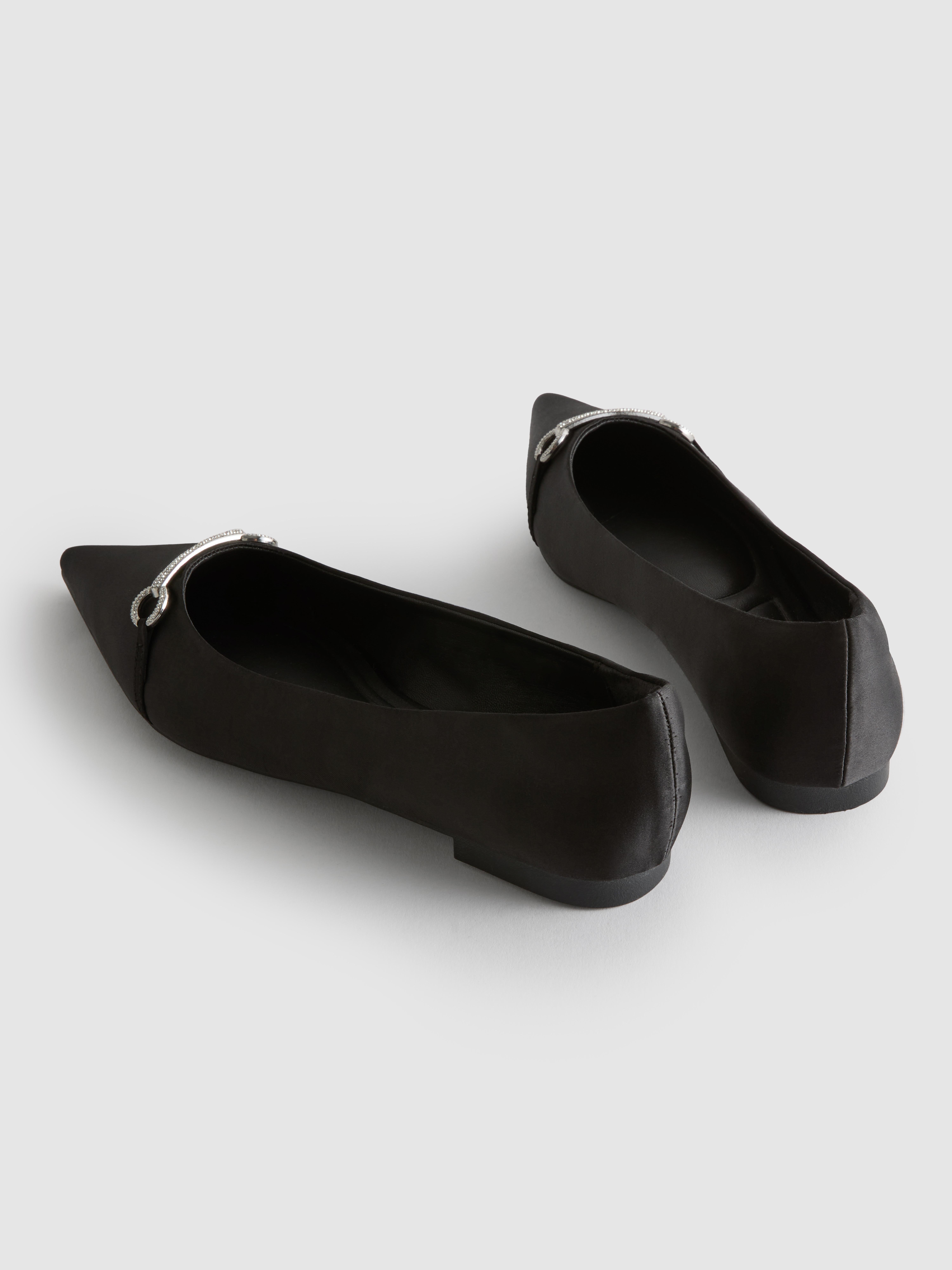 Pointed Snaffle Ballerina Pumps