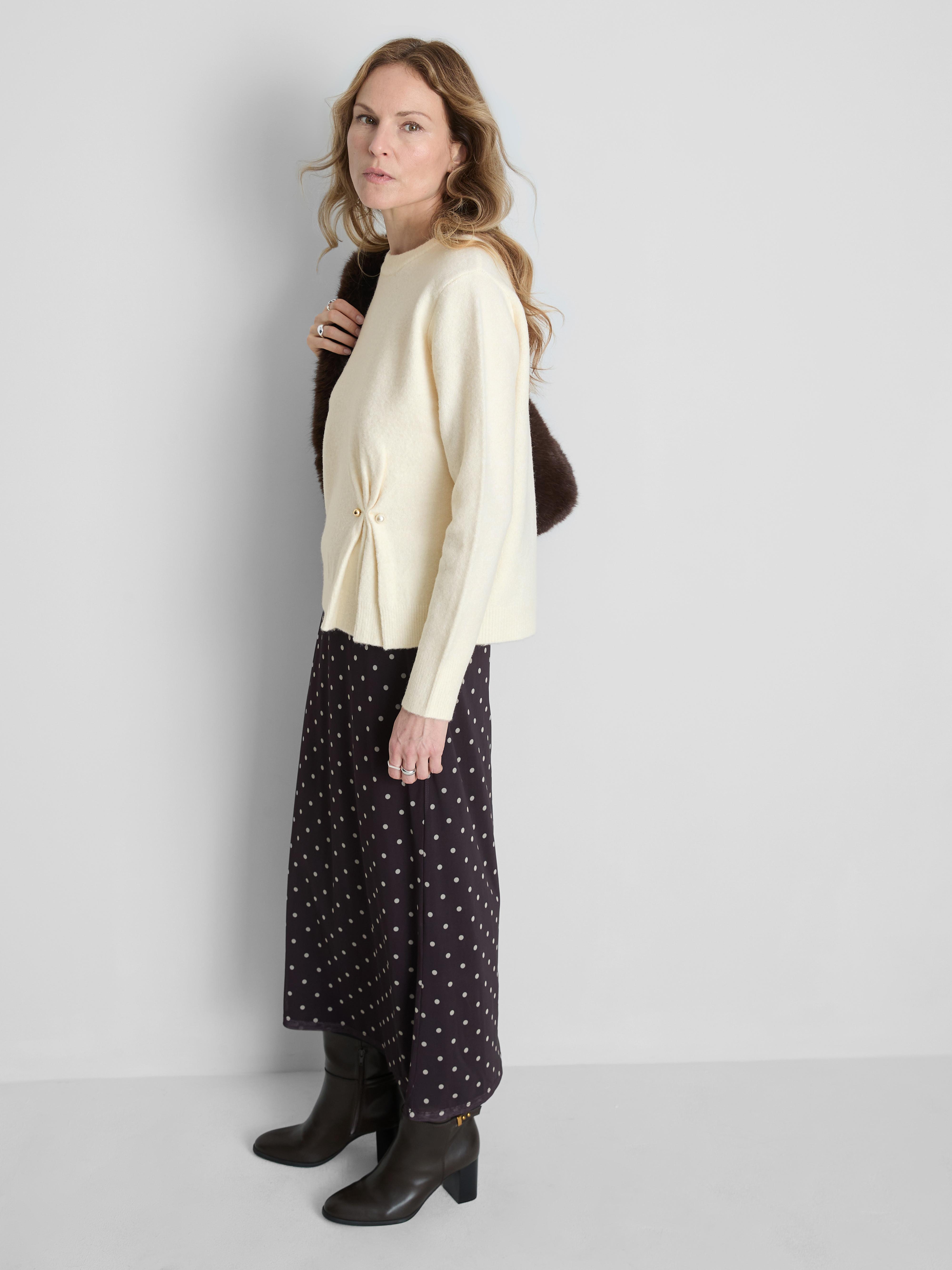 Brooch Detail Sweater