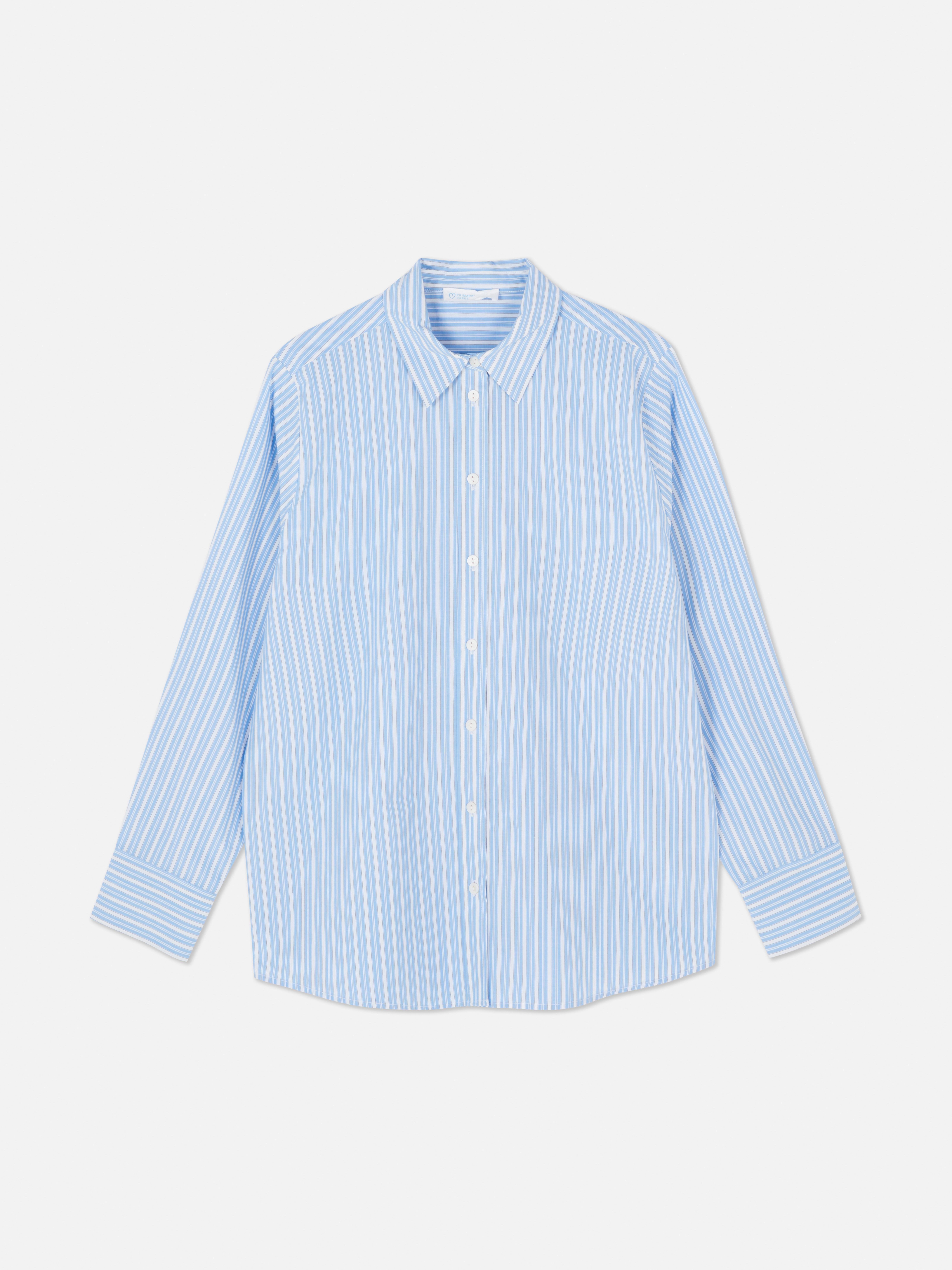 Striped Poplin Shirt