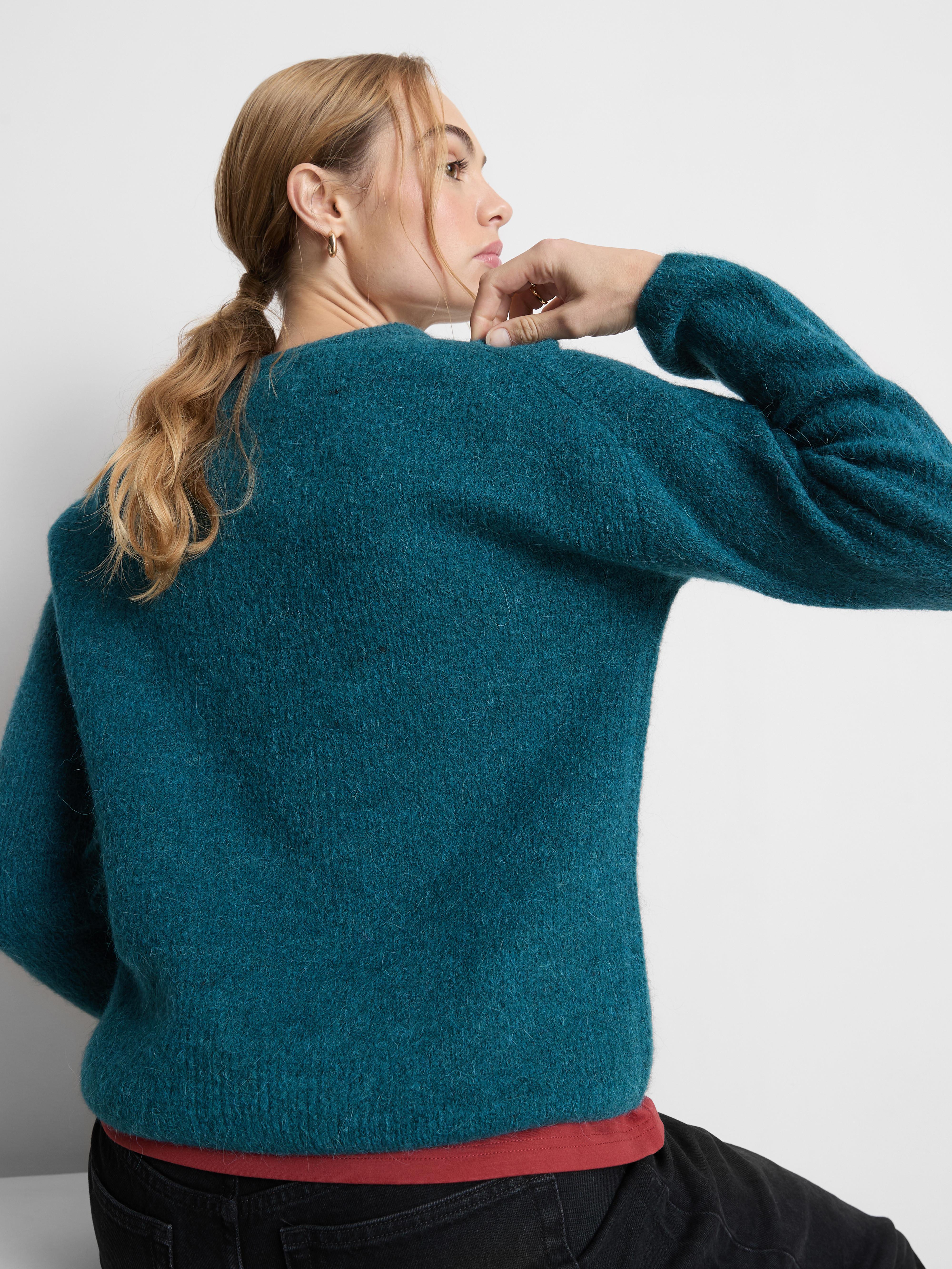 The Edit Ribbed Crew Neck Sweater