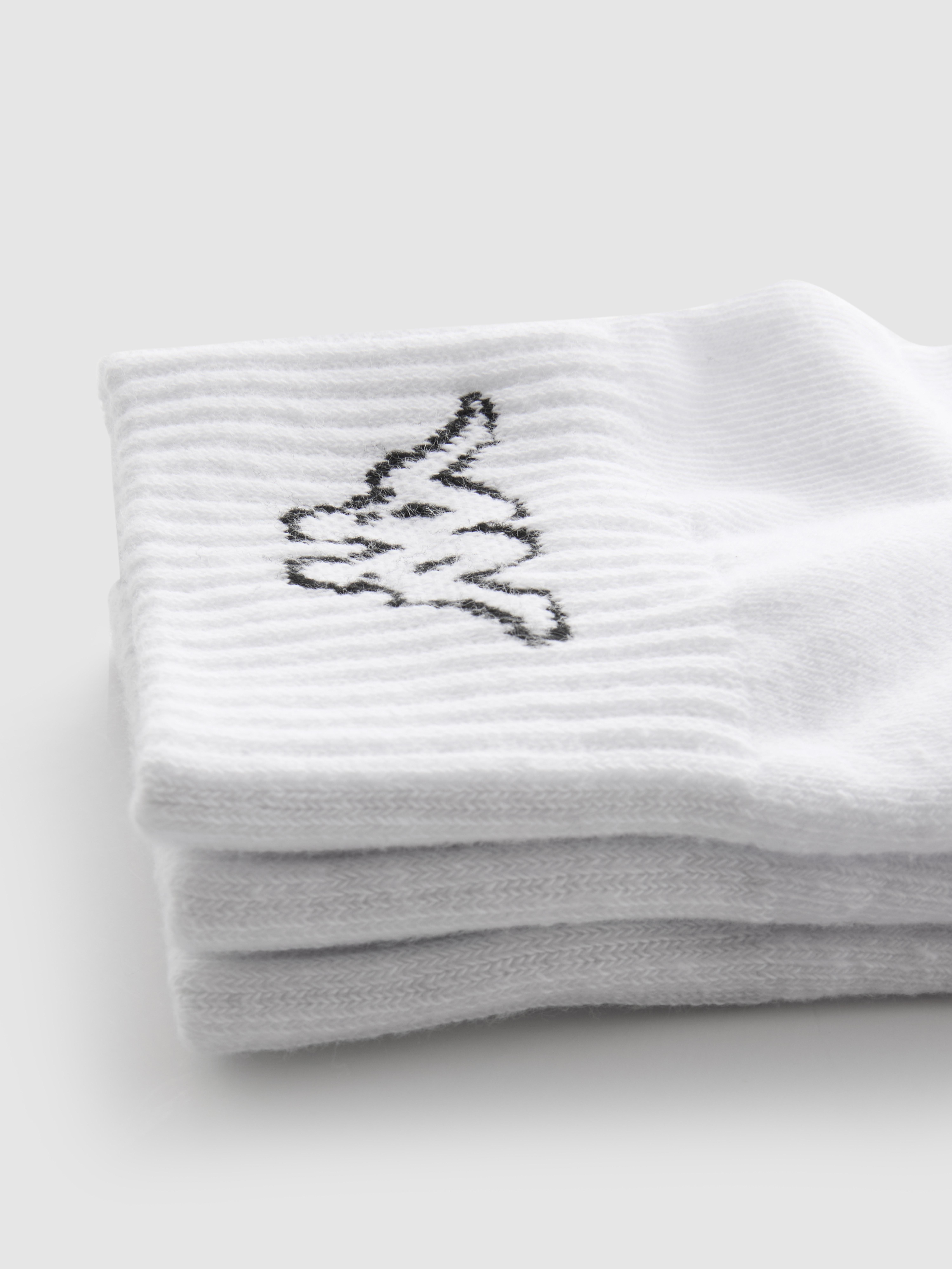 3-Pack Kappa x Primark Quarter Crew Socks