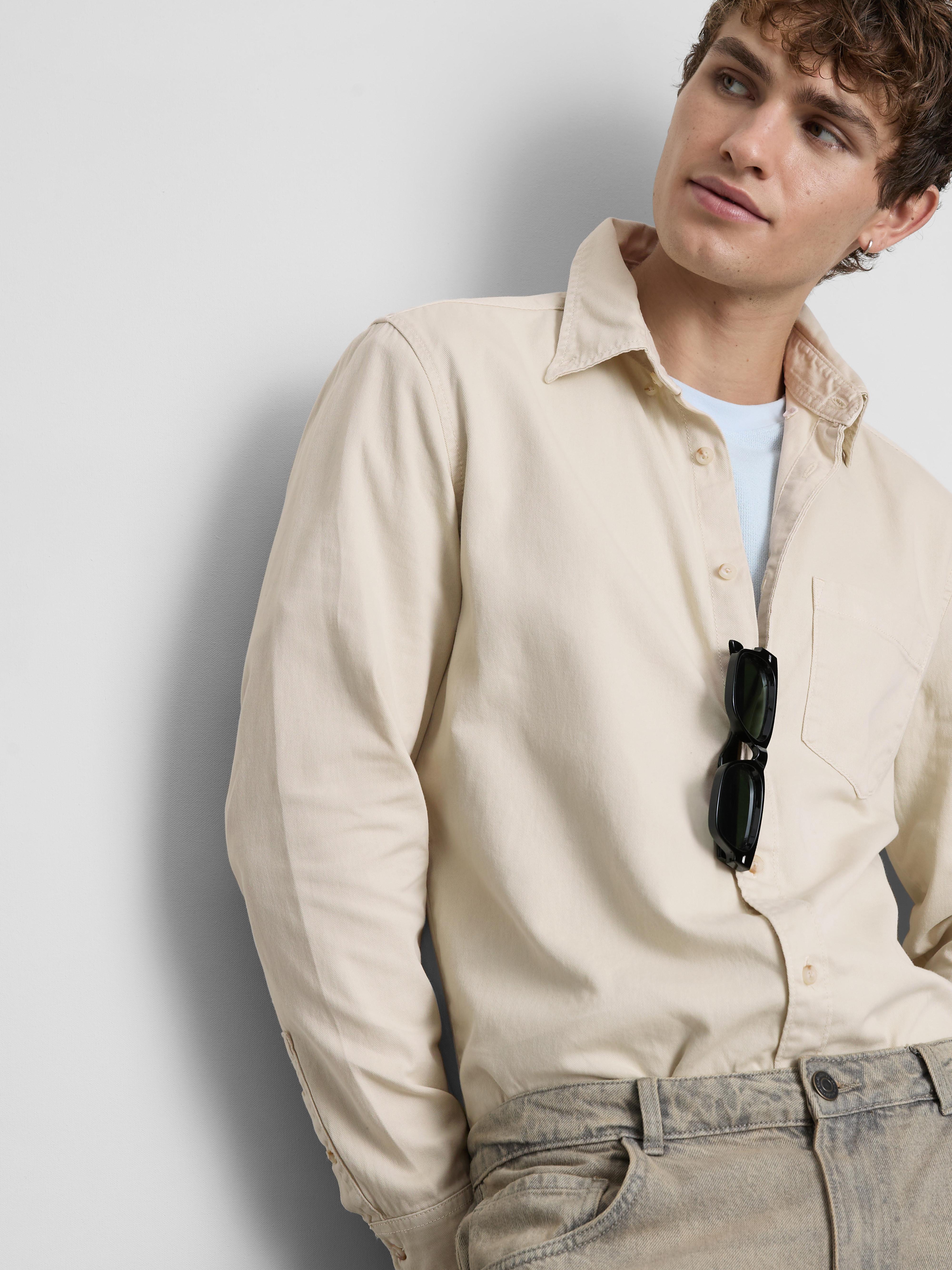 Long Sleeve Twill Shirt