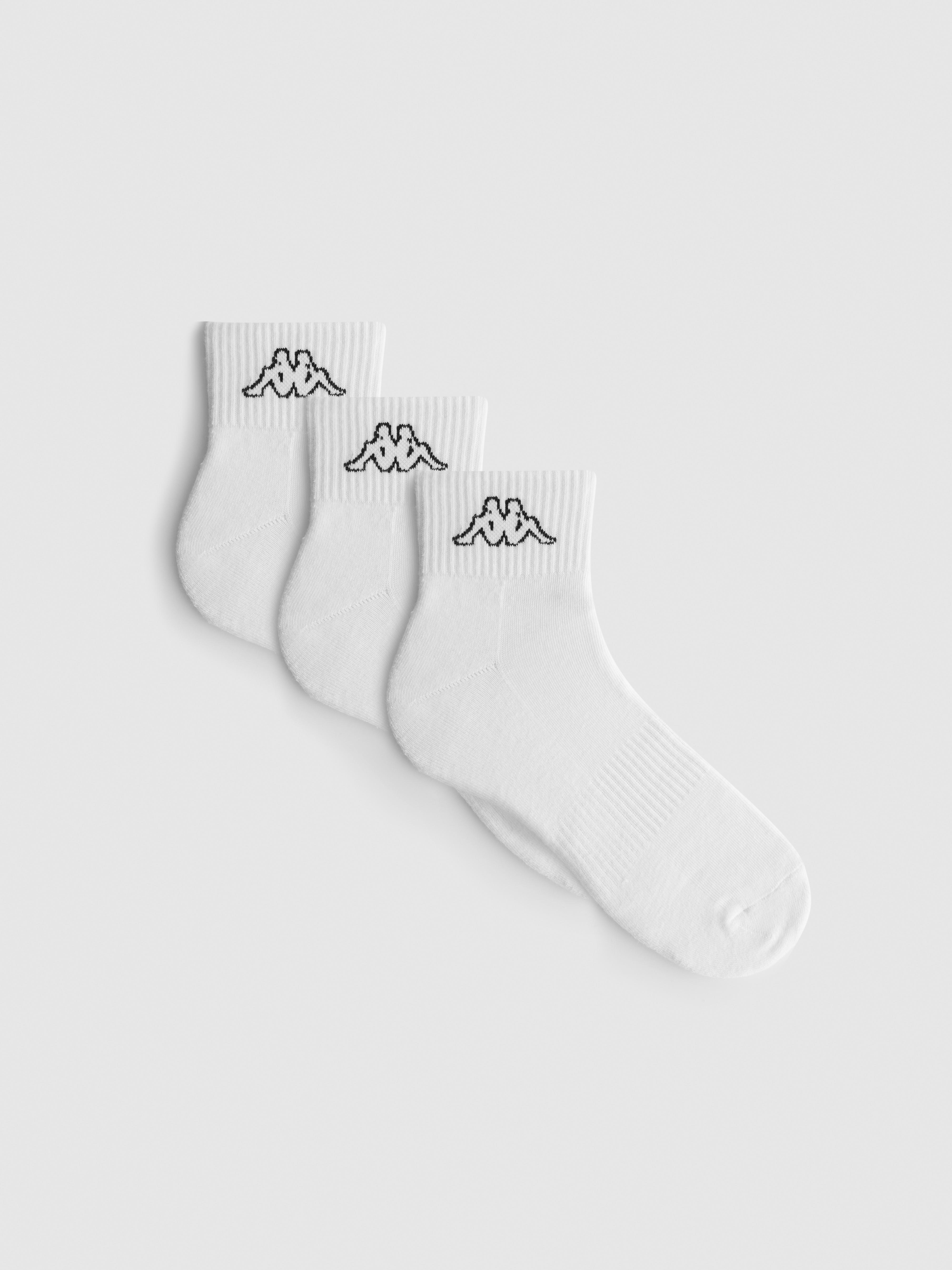 3-Pack Kappa x Primark Quarter Crew Socks