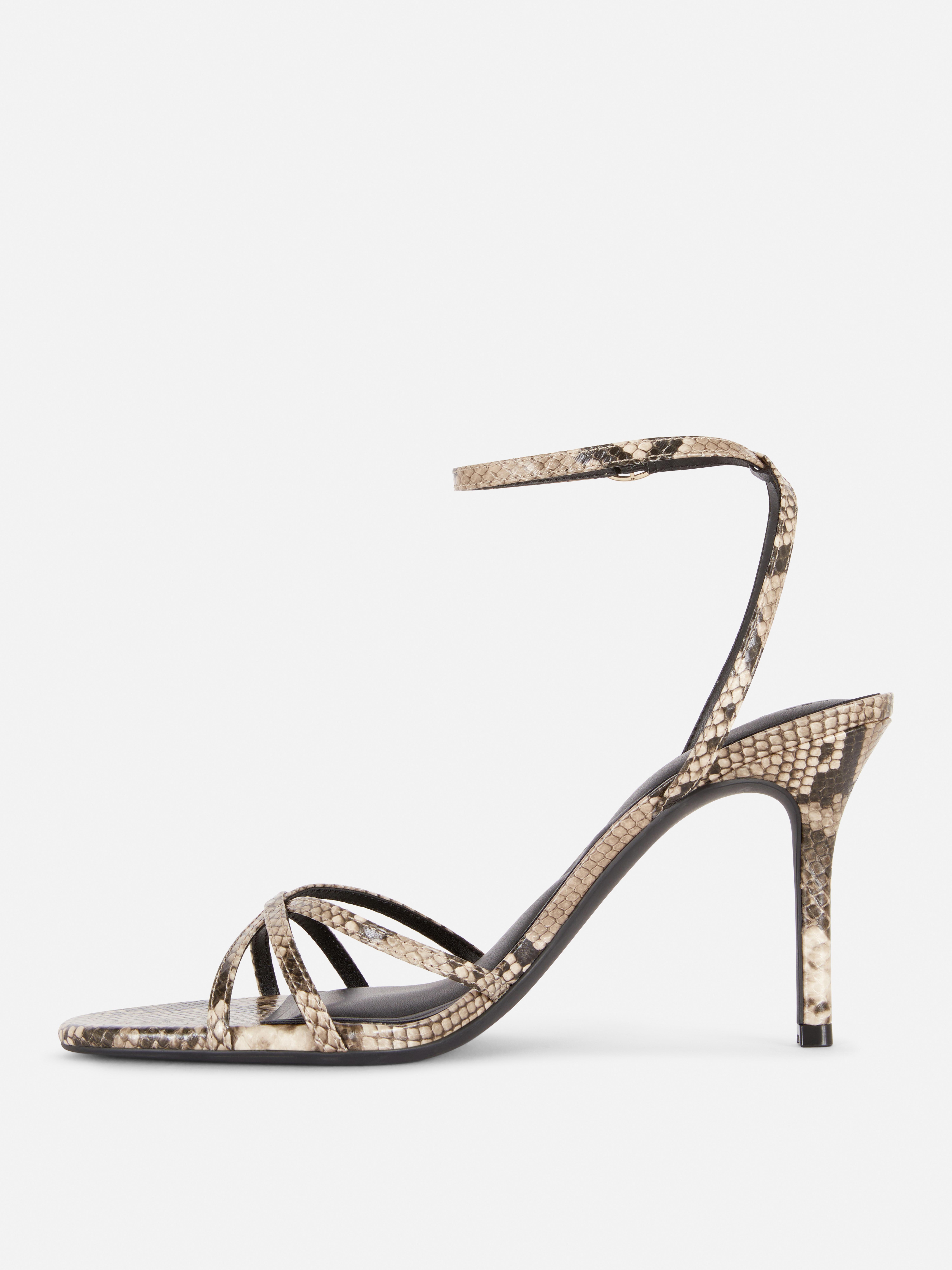 Barely There Heeled Sandals