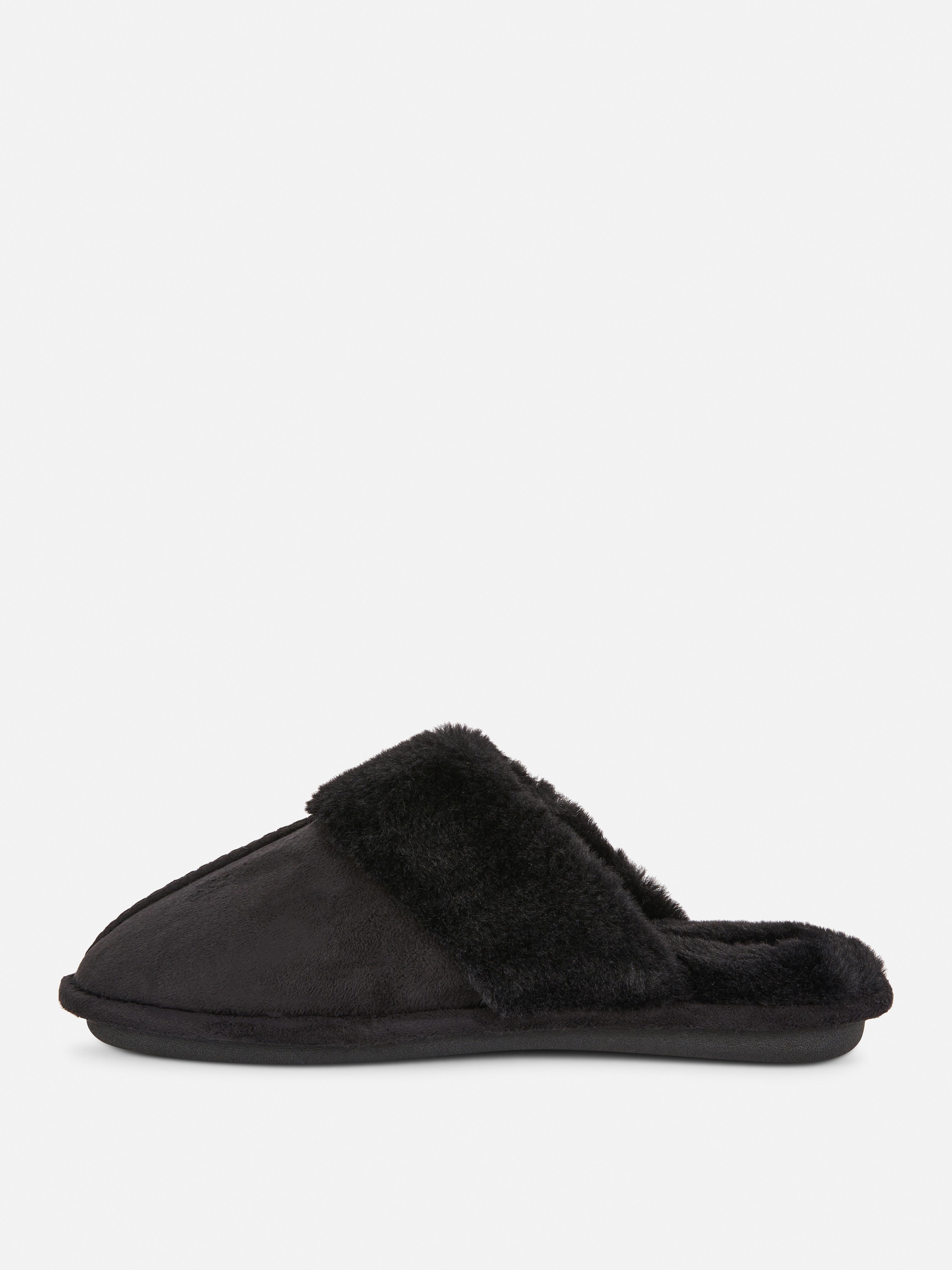 Plush Mule Slippers