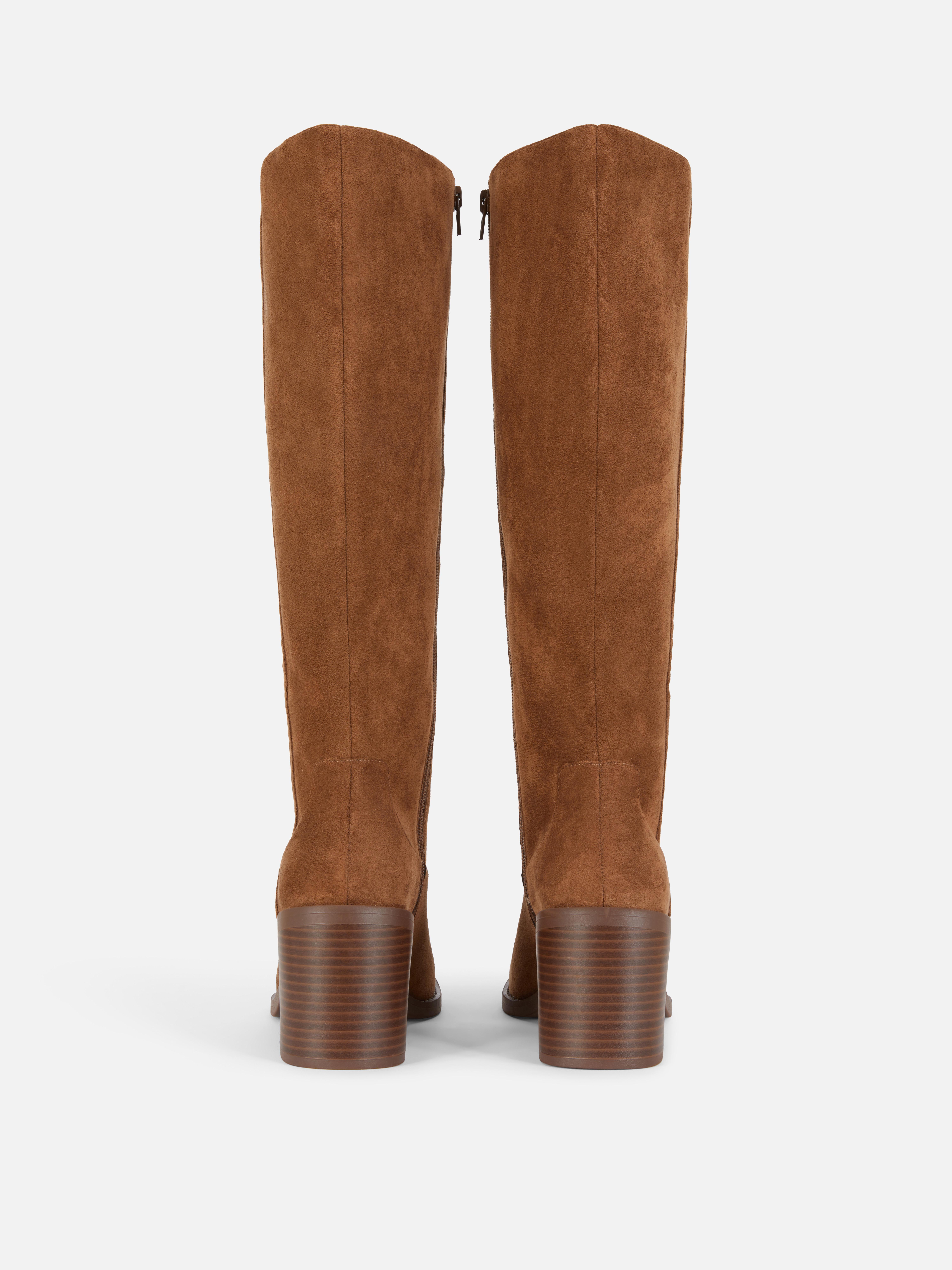 Knee High Block Heel Boots