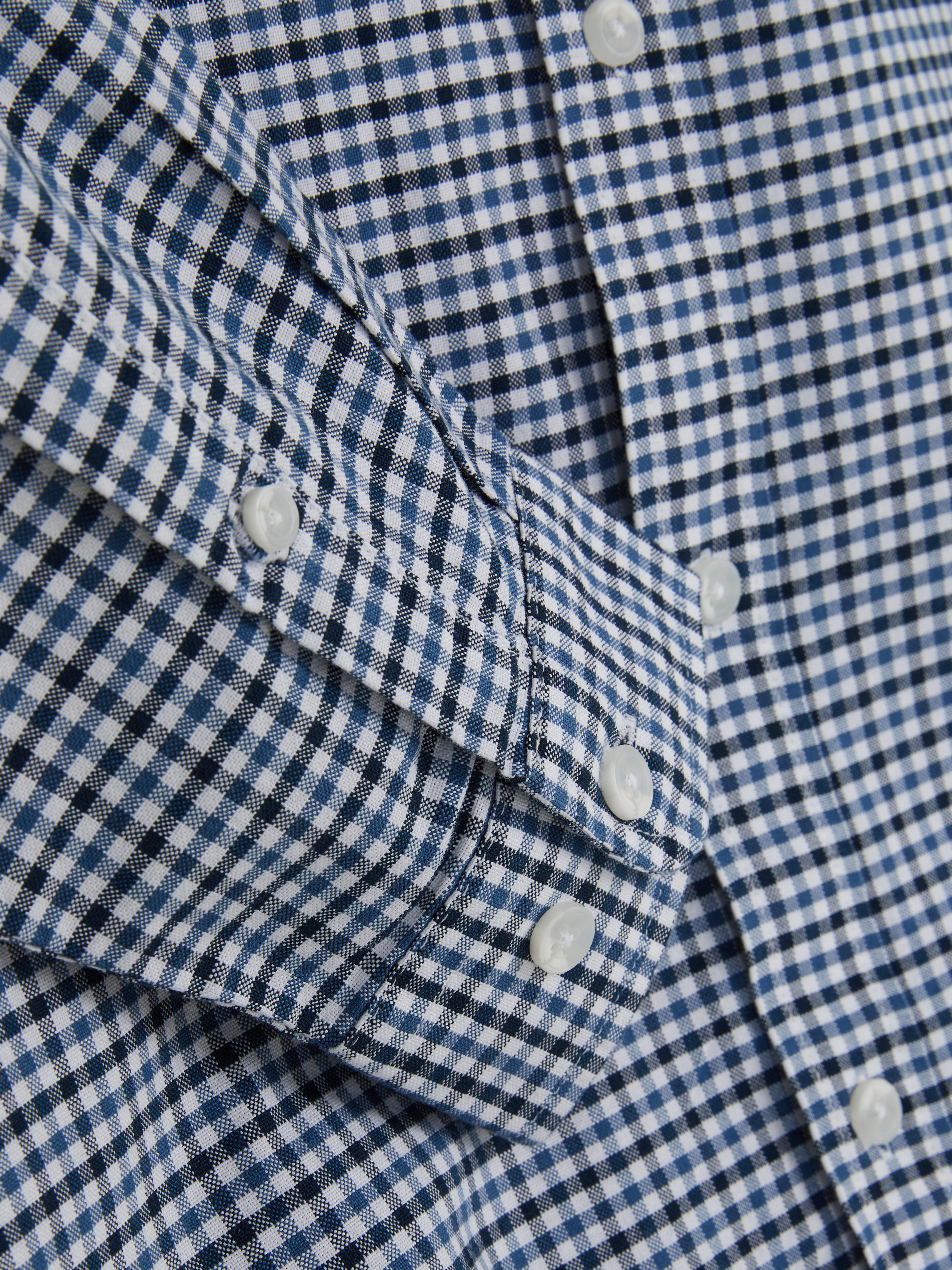 Long Sleeve Check Oxford Shirt