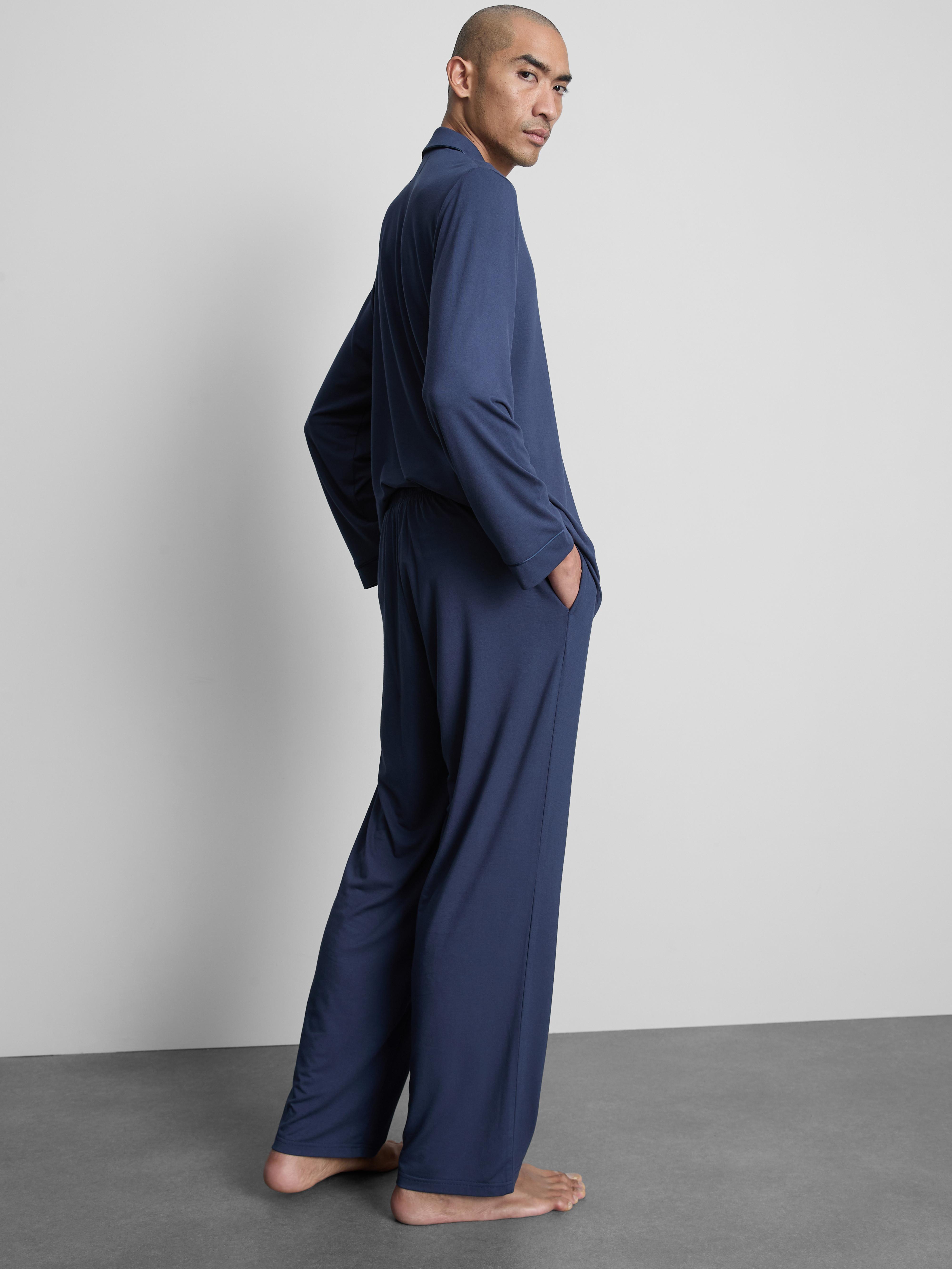 Straight-Leg Pajama Bottoms