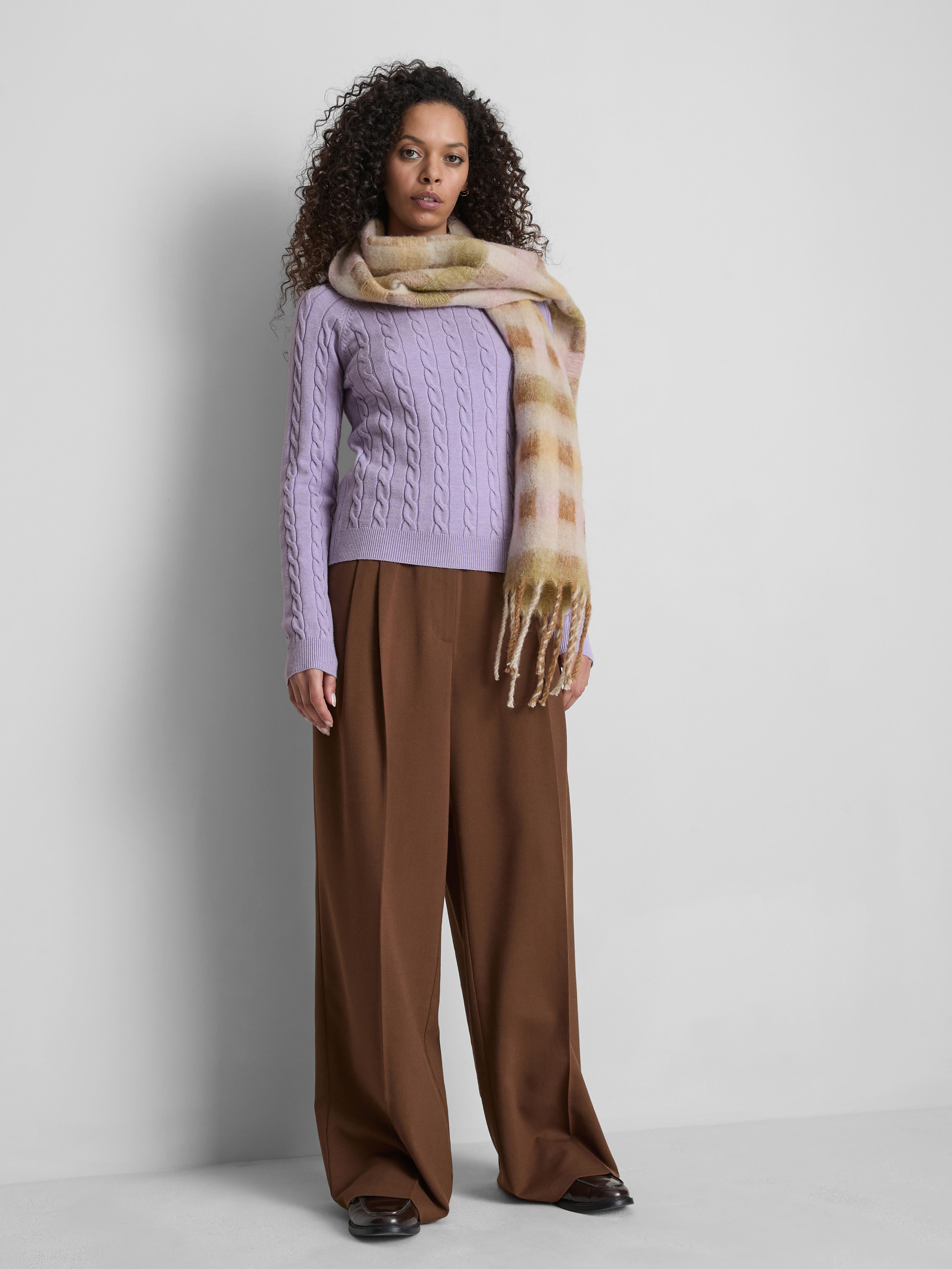 Turtle Neck Cable Sweater