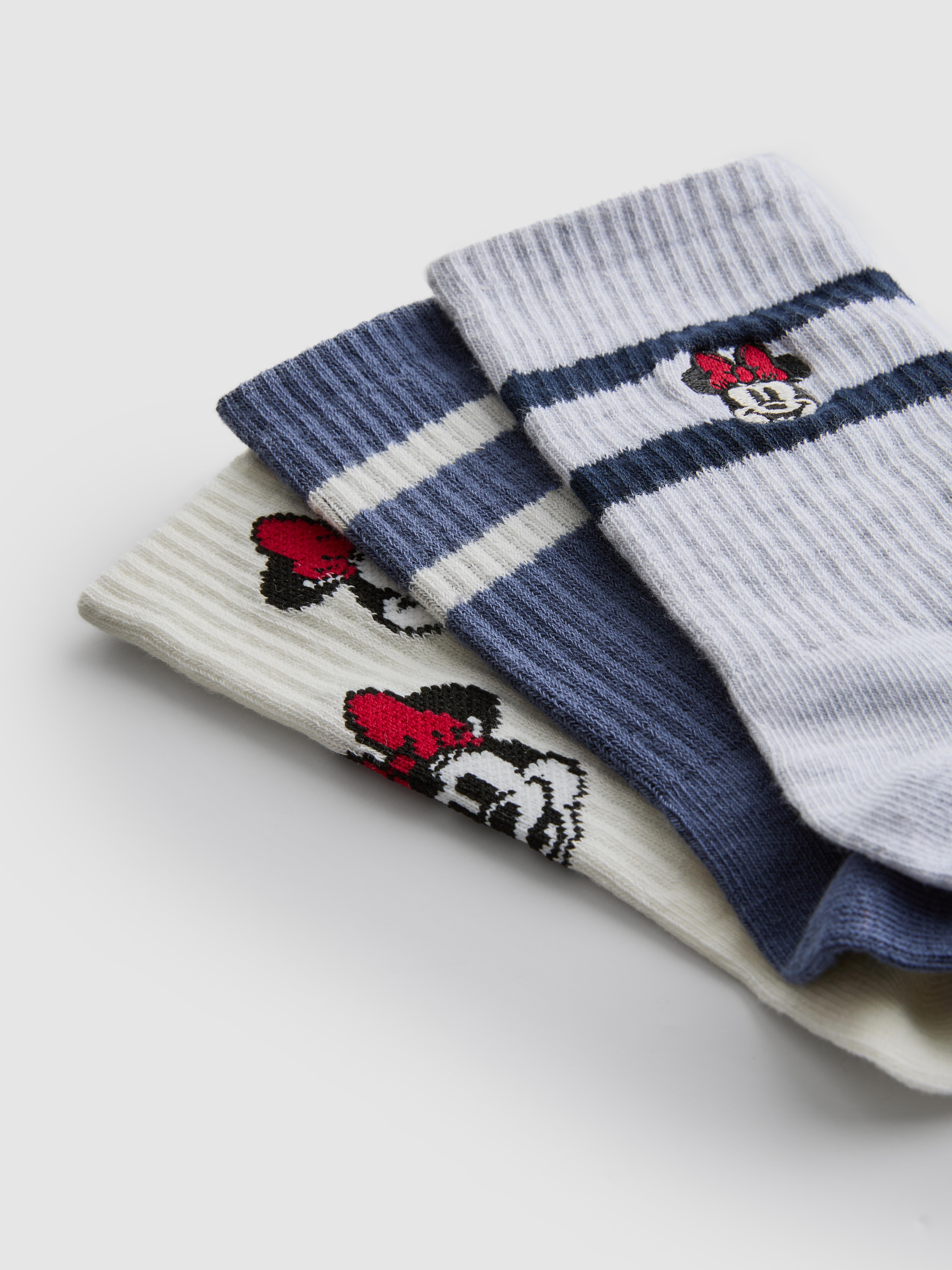 Disney’s Minnie Mouse Cotton Blend Crew Socks