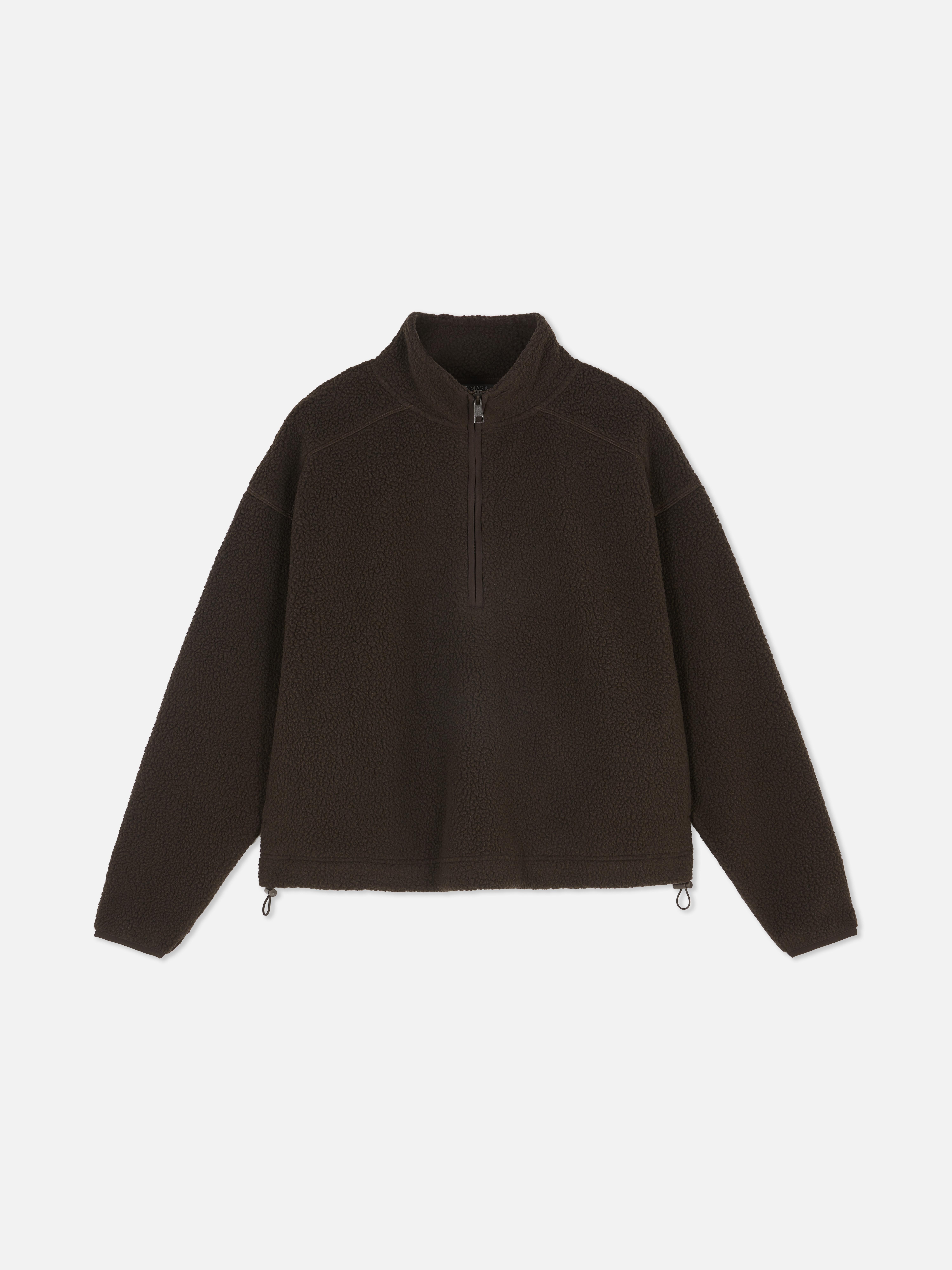 Half Zip Borg Fleece