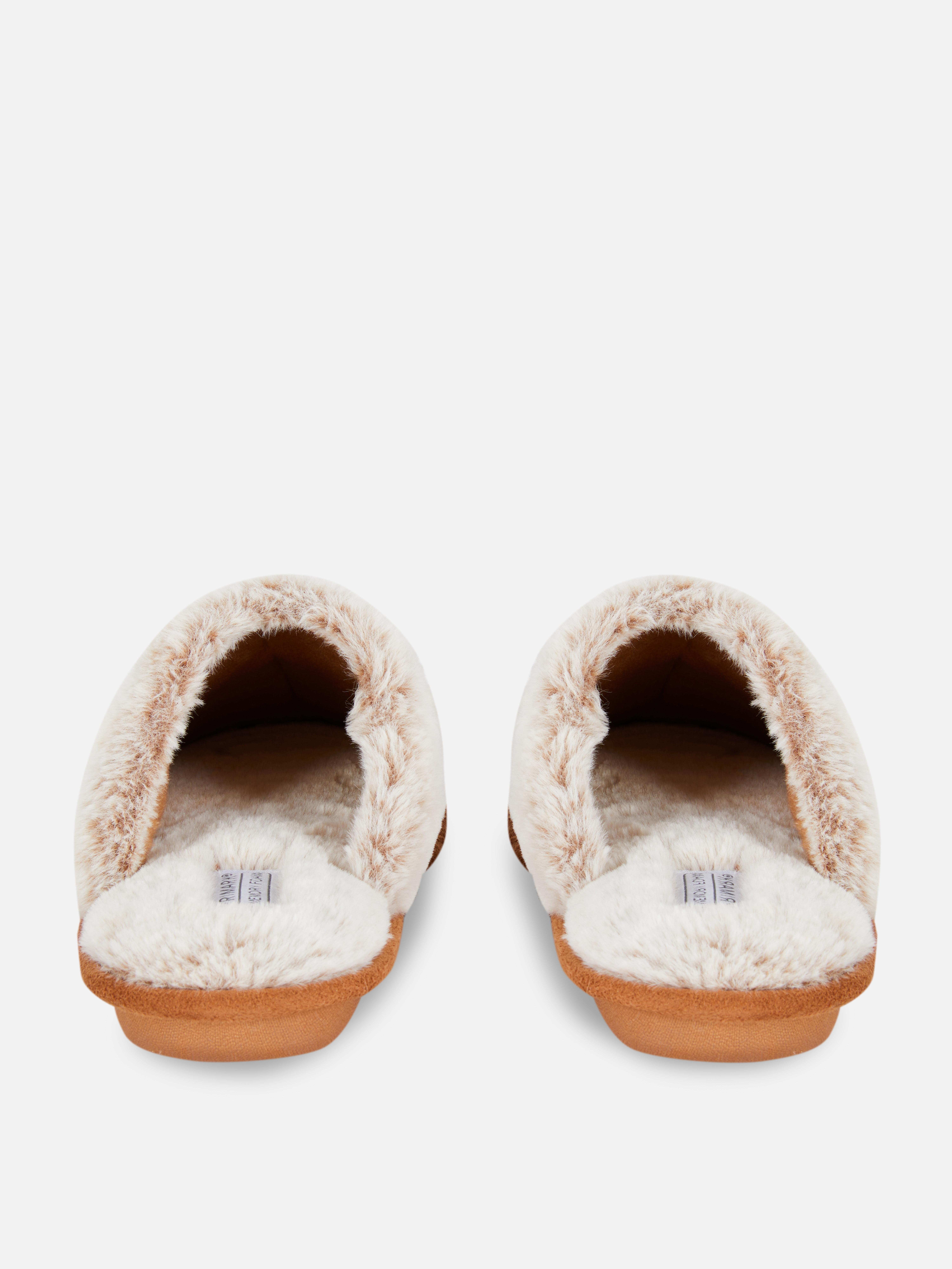 Plush Mule Slippers