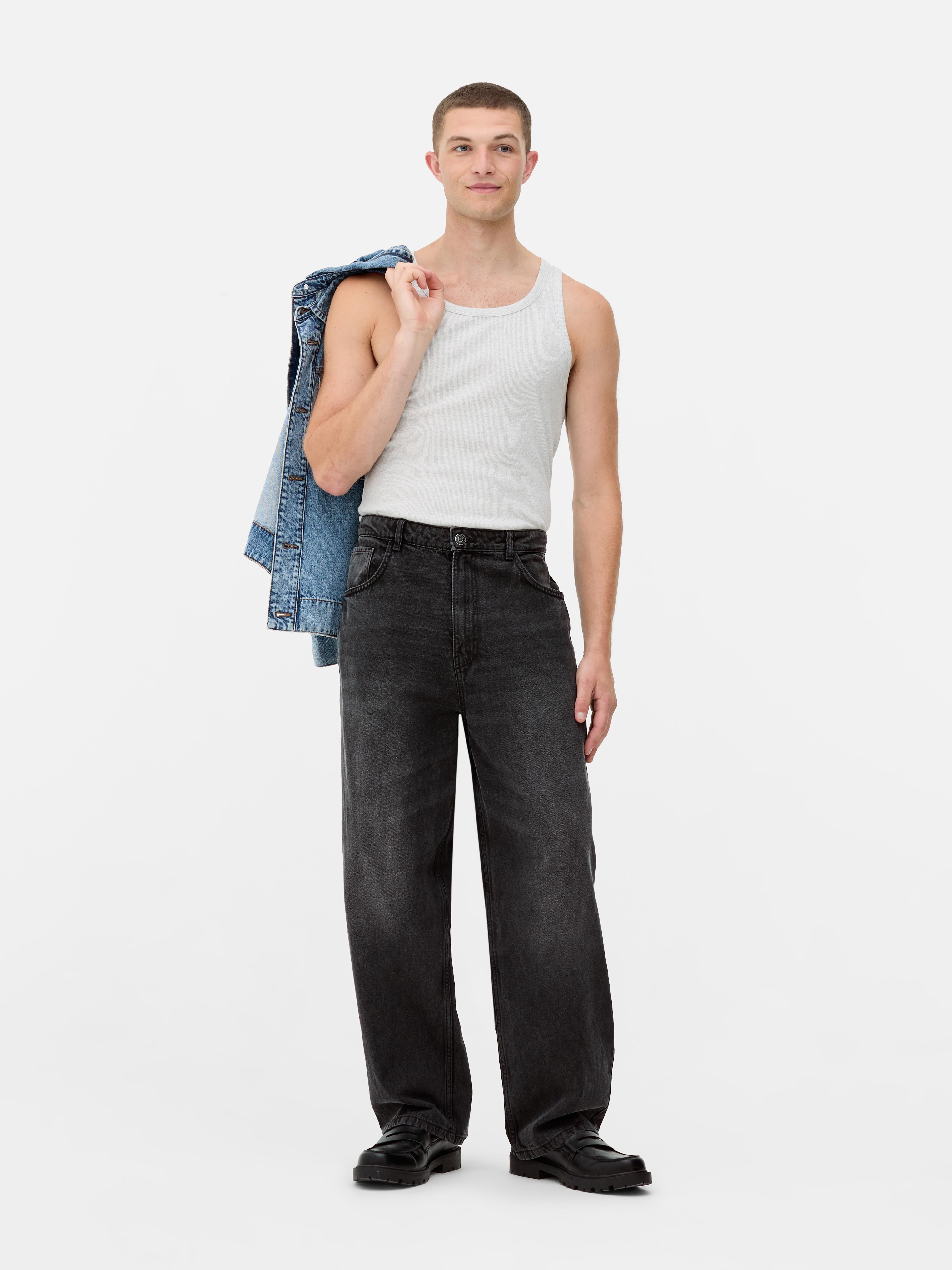 Mid-Rise Baggy Jeans