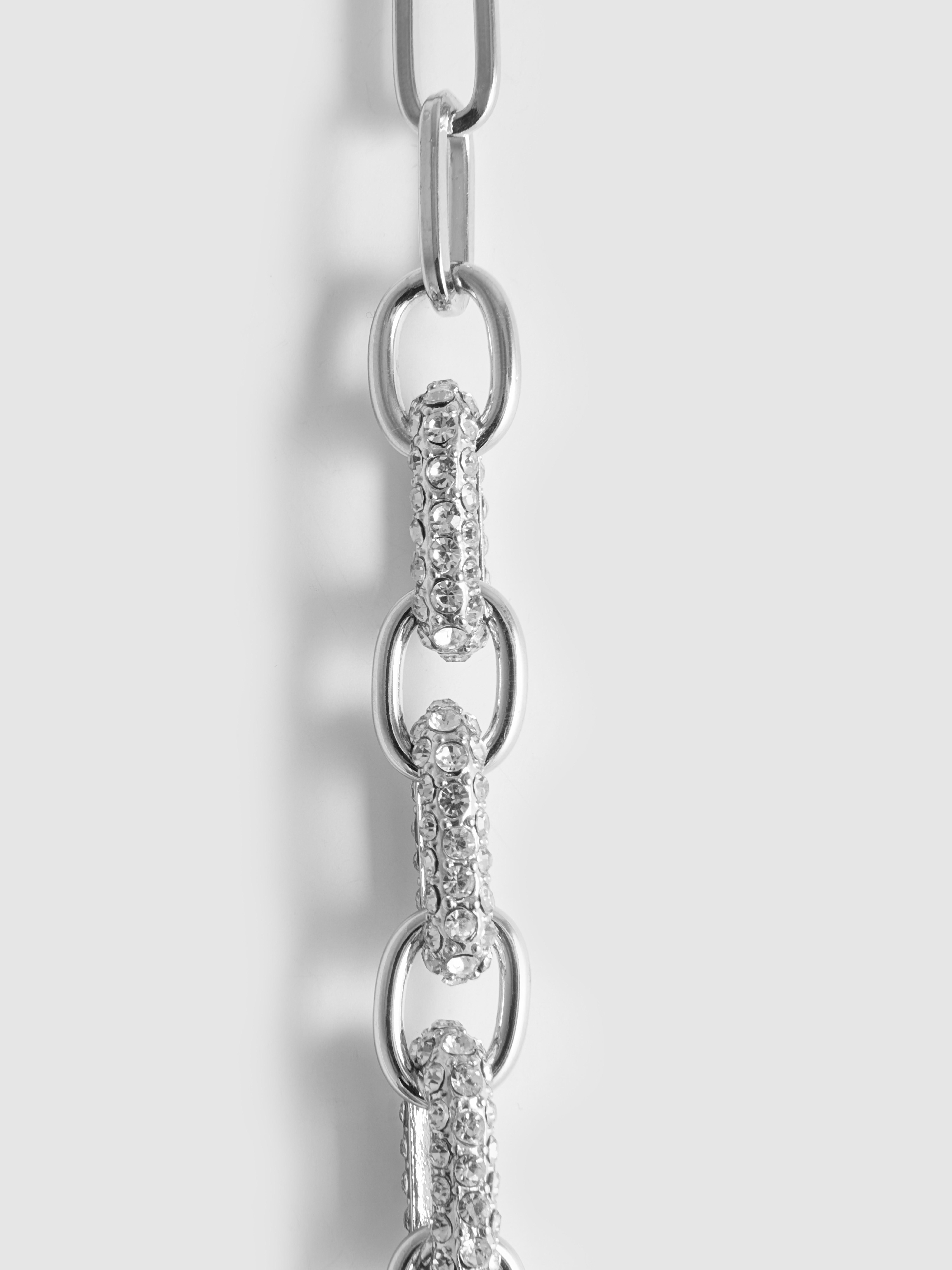 Rhinestone Chain Bracelet